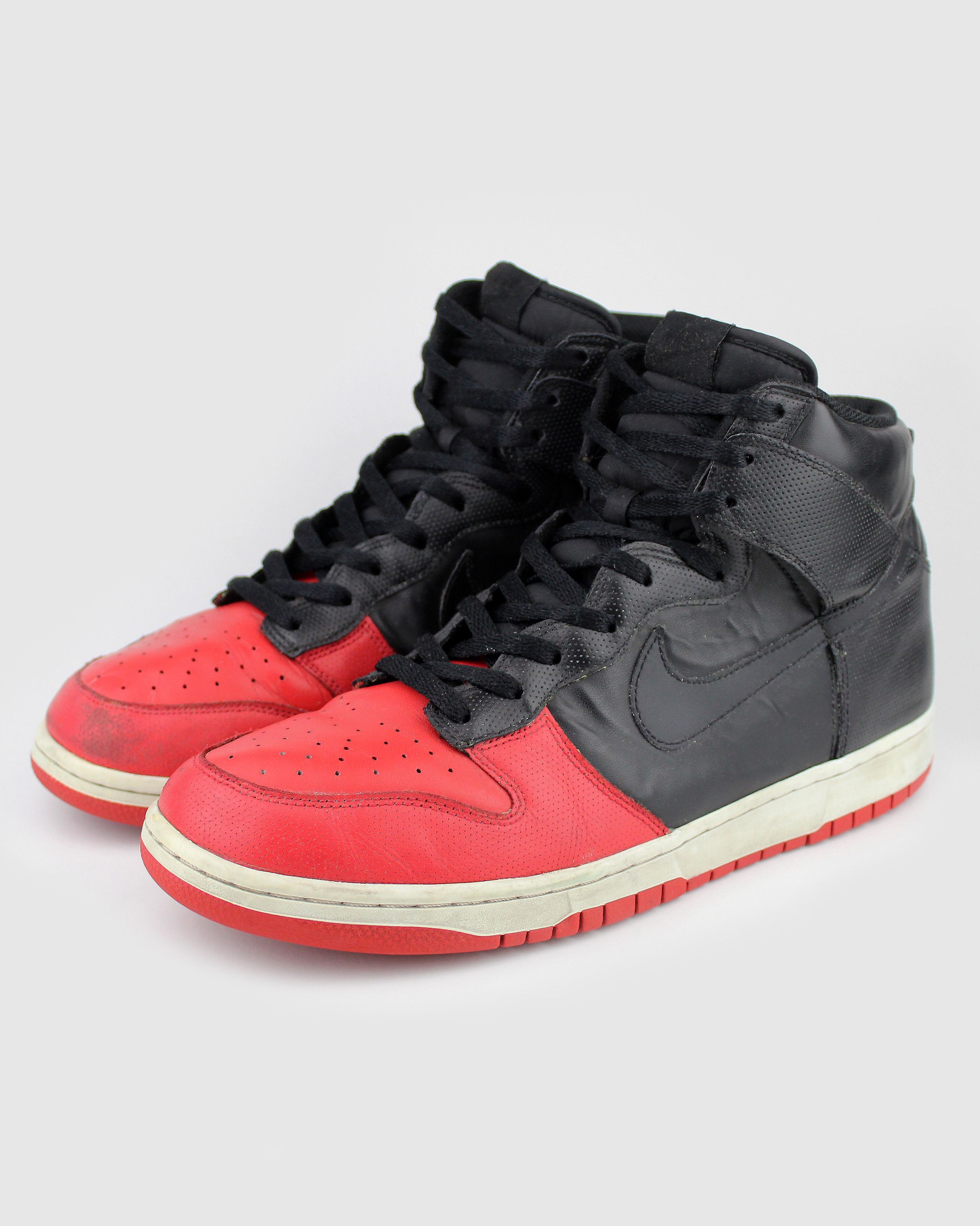 Nike 2011 Nike Dunk High sneakers kicks shoes OG black 317982 026 Size US 13 / EU 46 - 4 Thumbnail