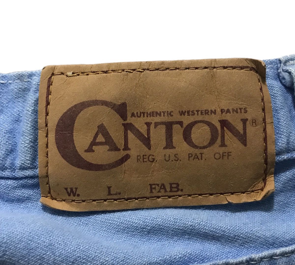 Japanese Brand CANTON AUTHENTIC WESTERN PANTS Size US 32 / EU 48 - 7 Thumbnail