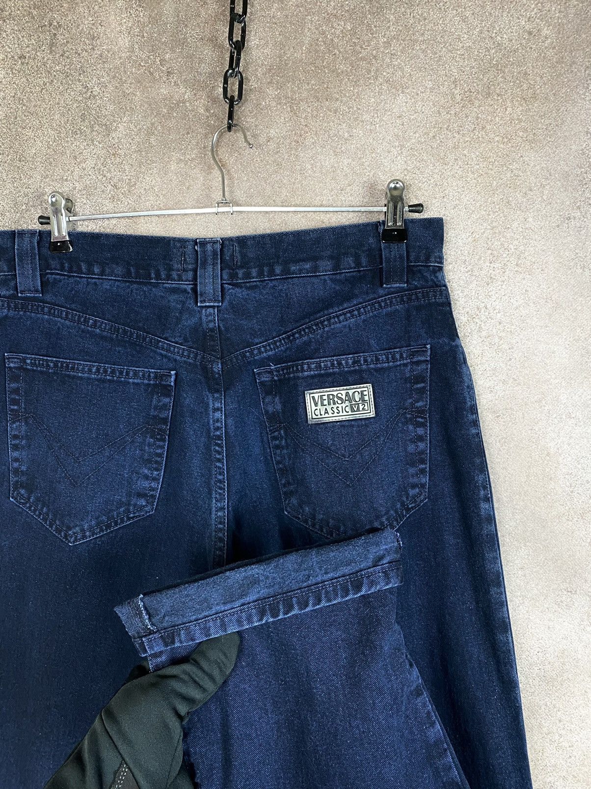 Versace Jeans Couture × Versus Versace Rare denim pants from the Italian brand Versace Classic V2 Size US 34 / EU 50 - 3 Thumbnail