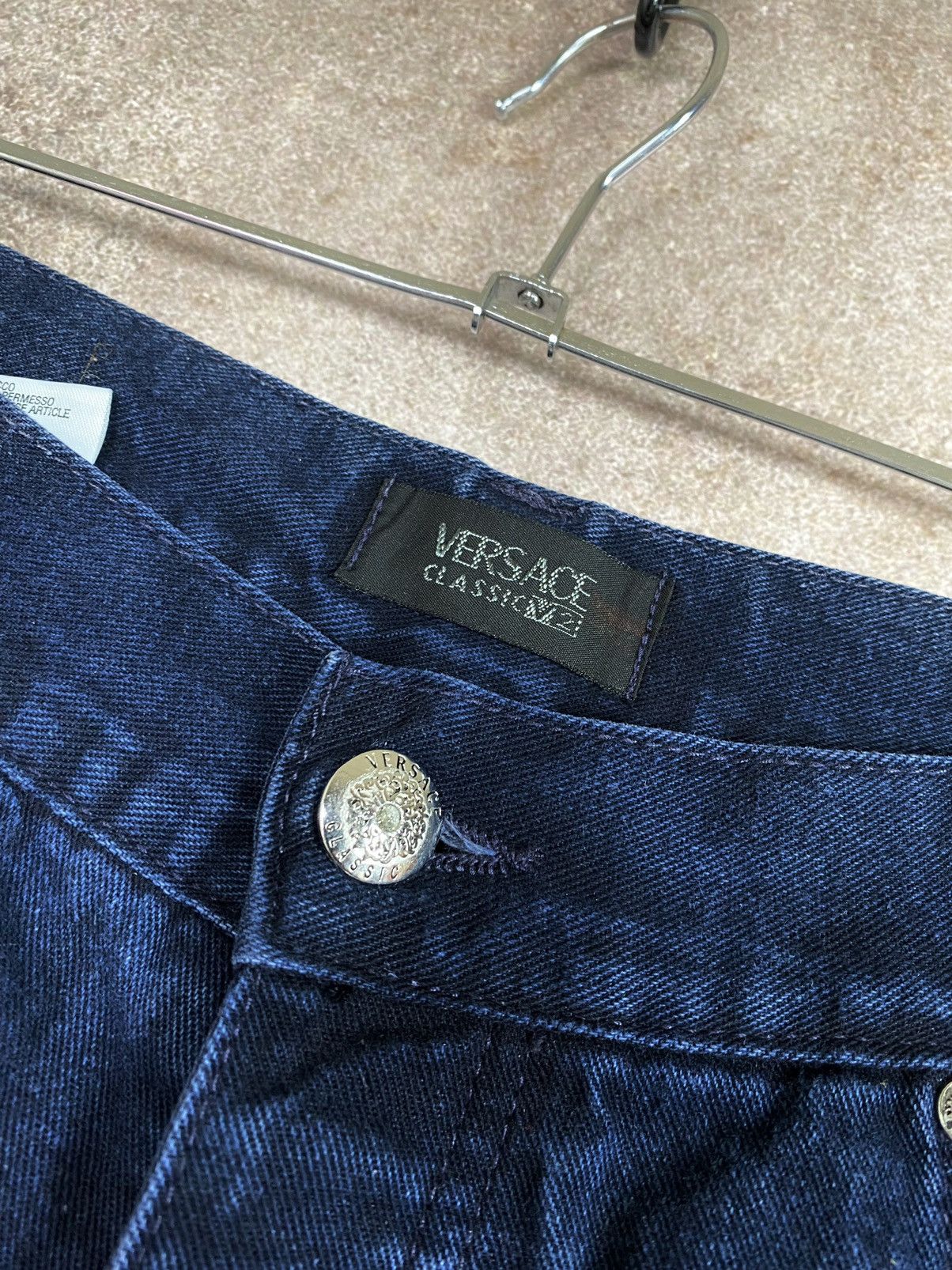 Versace Jeans Couture × Versus Versace Rare denim pants from the Italian brand Versace Classic V2 Size US 34 / EU 50 - 16 Thumbnail