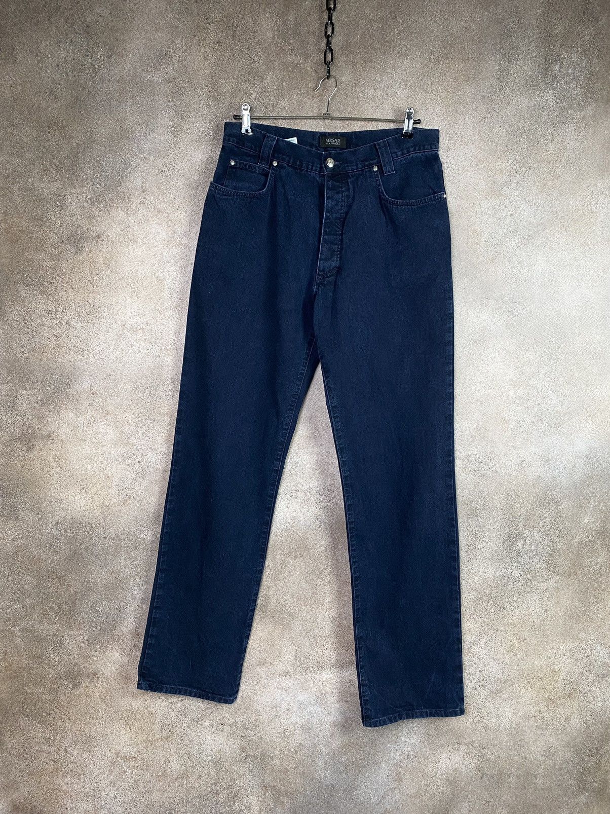 Versace Jeans Couture × Versus Versace Rare denim pants from the Italian brand Versace Classic V2 Size US 34 / EU 50 - 15 Thumbnail