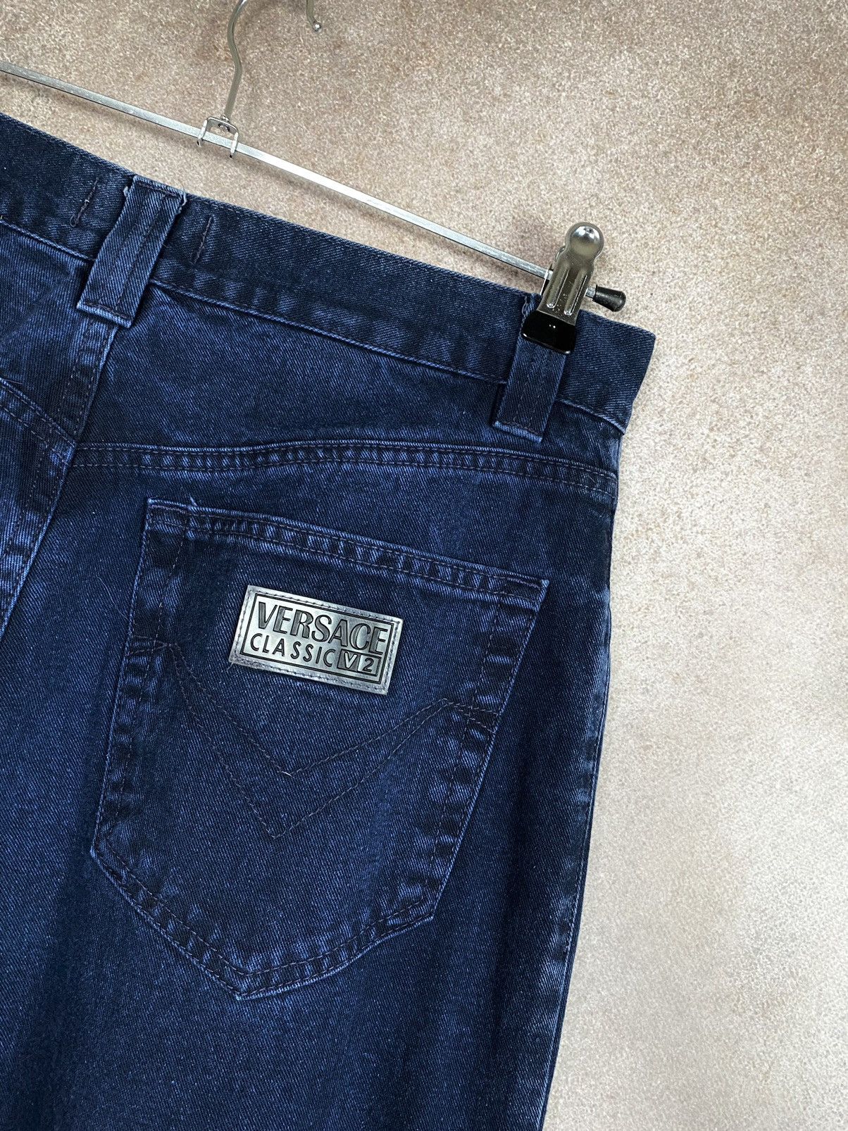 Versace Jeans Couture × Versus Versace Rare denim pants from the Italian brand Versace Classic V2 Size US 34 / EU 50 - 13 Thumbnail