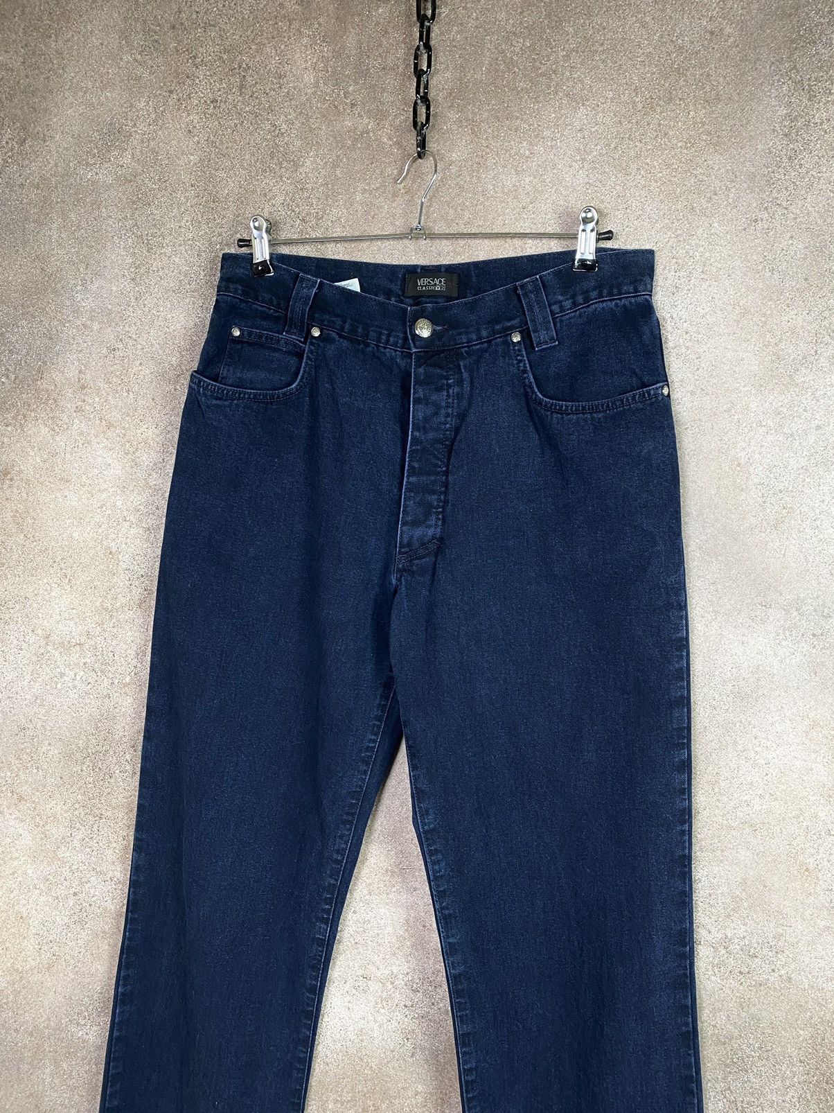 Versace Jeans Couture × Versus Versace Rare denim pants from the Italian brand Versace Classic V2 Size US 34 / EU 50 - 5 Thumbnail