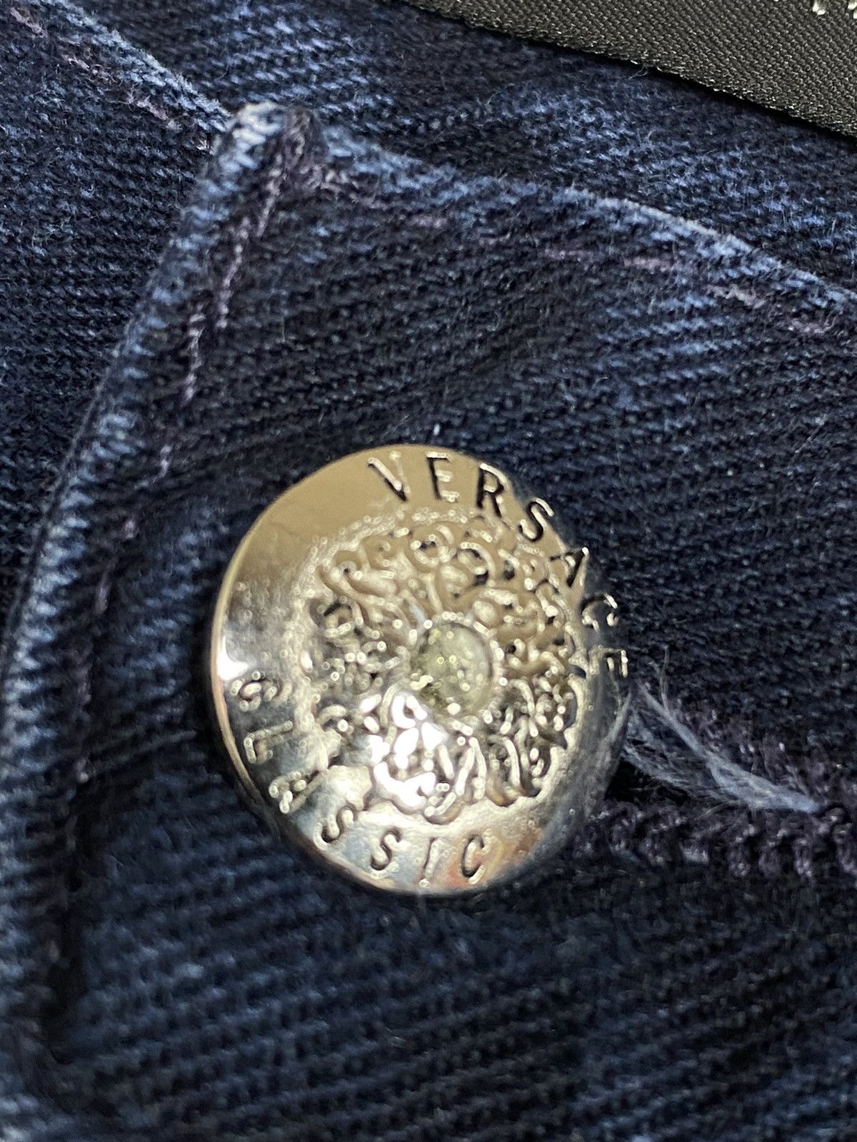 Versace Jeans Couture × Versus Versace Rare denim pants from the Italian brand Versace Classic V2 Size US 34 / EU 50 - 7 Thumbnail