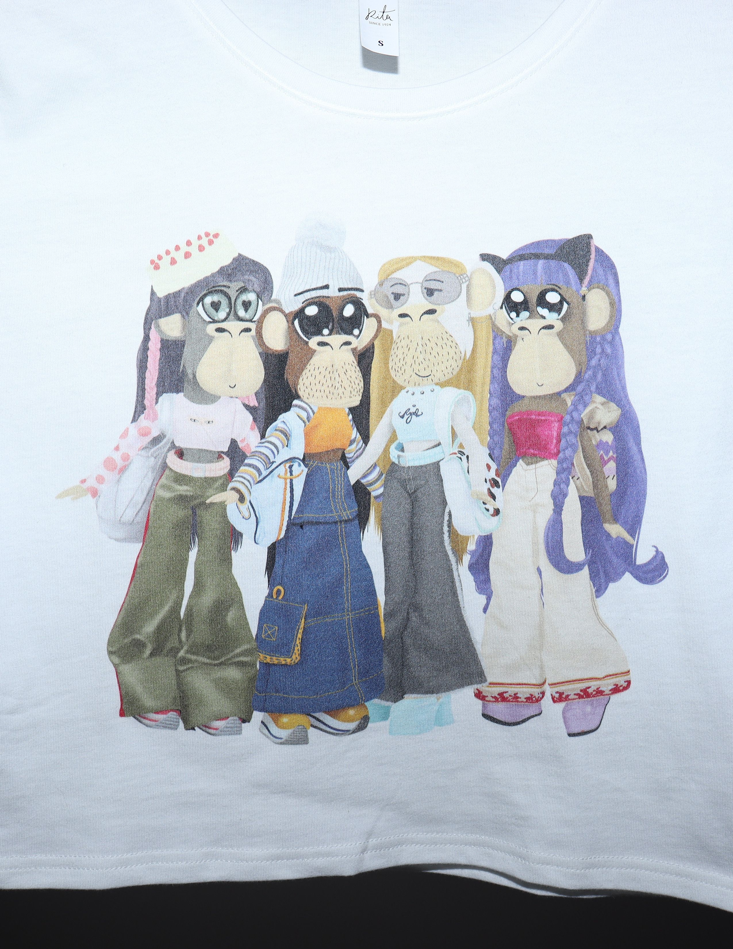 Barragan × Dover Street Market EGREVORE Bored Ape Girl Club Baby Tee Size S / US 4 / IT 40 - 3 Thumbnail