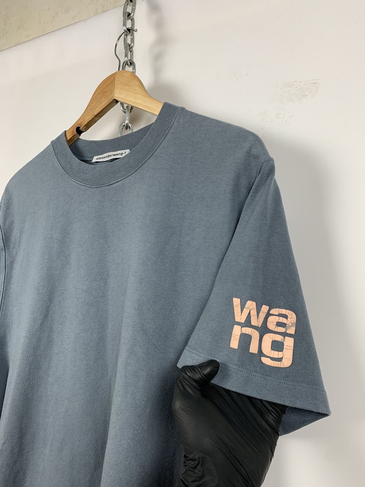 Alexander Wang Oversized Blue T-Shirt