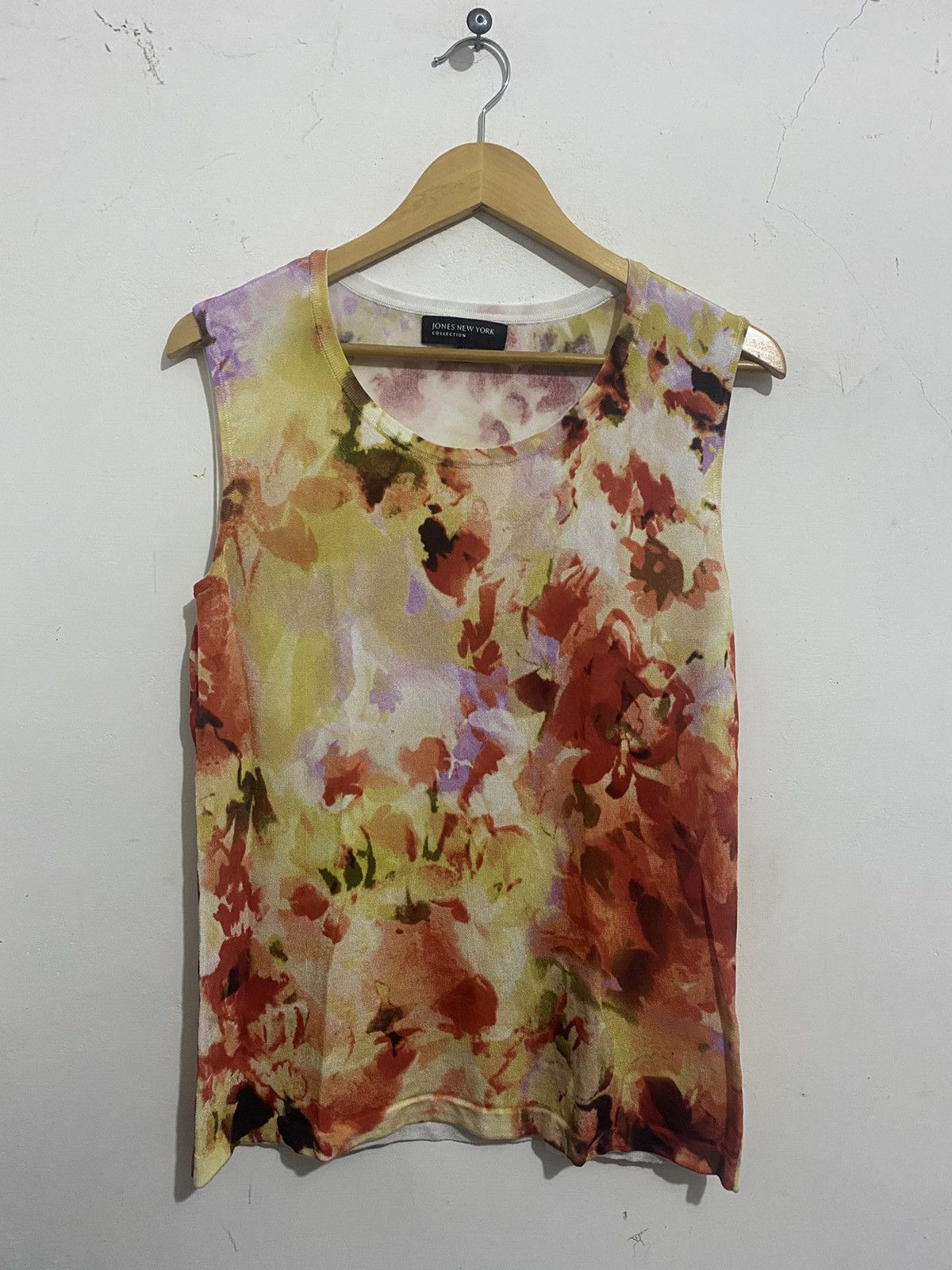 Beauty Beast 💸BINDINGOFFER💸Jones New York Collection Flower Sleeveless Size US M / EU 48-50 / 2 - 1 Thumbnail