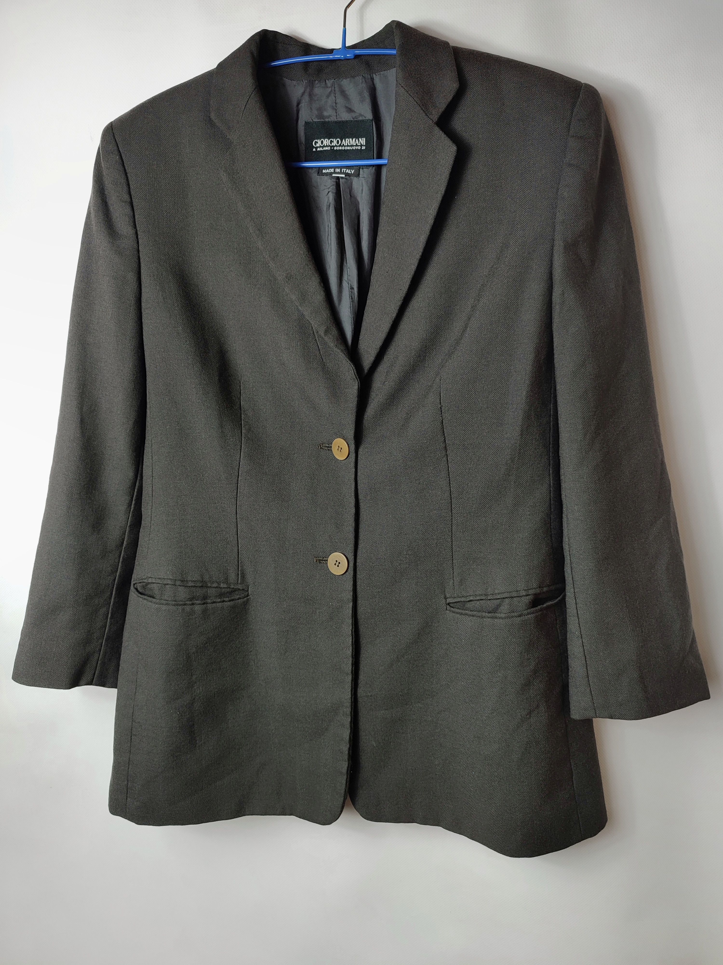 Armani GA Armani Borgonuovo 21 Baby Camel Wool Blazer Size L / US 10 / IT 46 - 2 Thumbnail