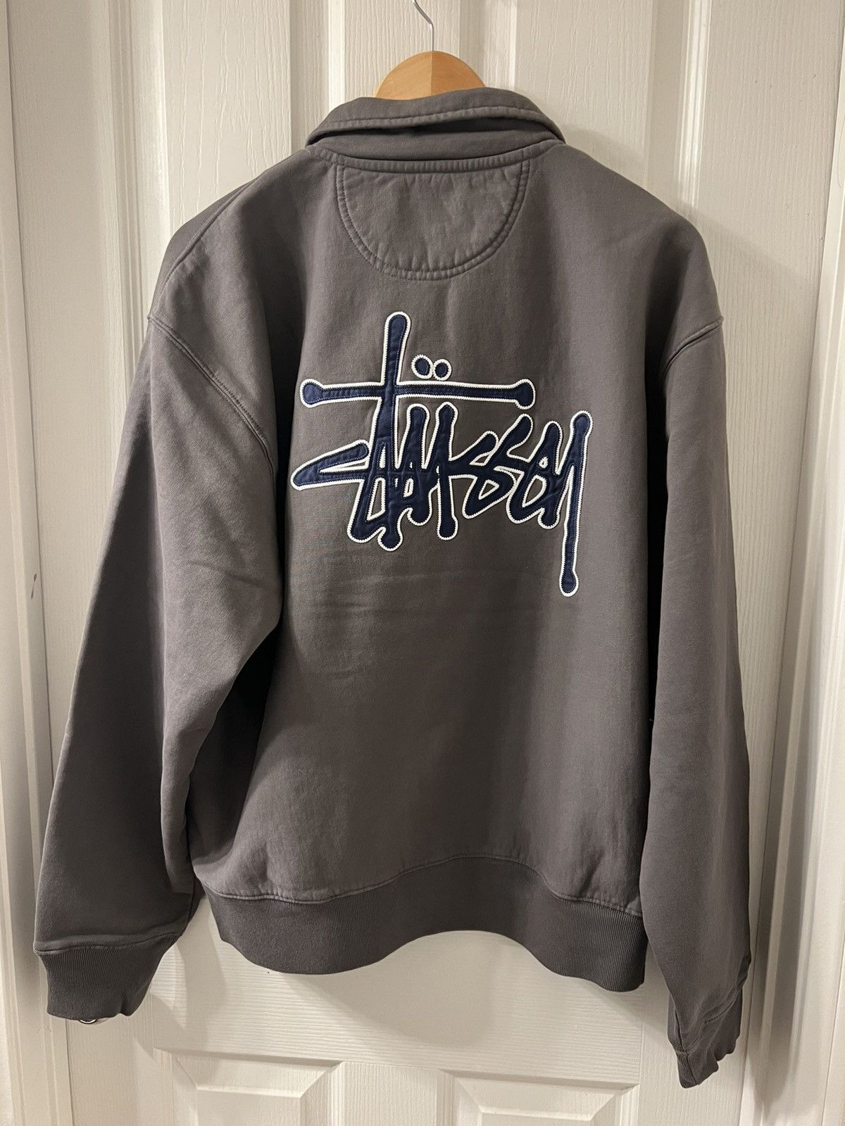 トップス Stussy & DENIM TEARS HALF ZIP Stussy x Denim Tears Half Zip Fleece 'Charcoal' 318045