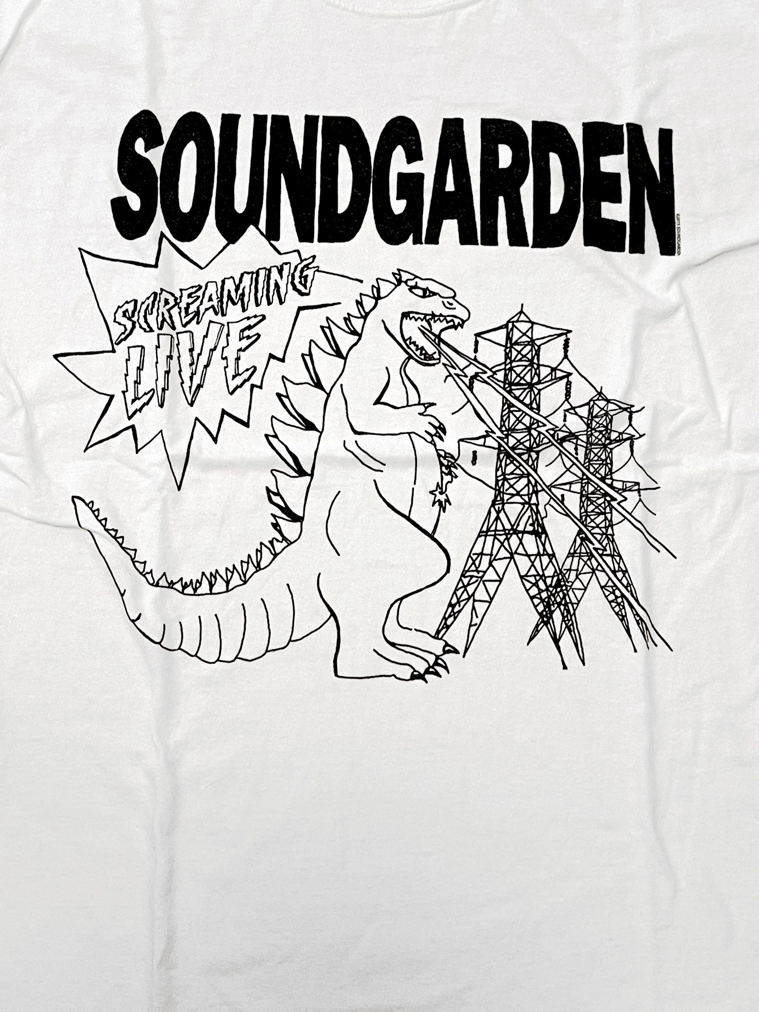 Vintage Soundgarden, Screaming Live, Godzilla, T-Shirt Large | Grailed