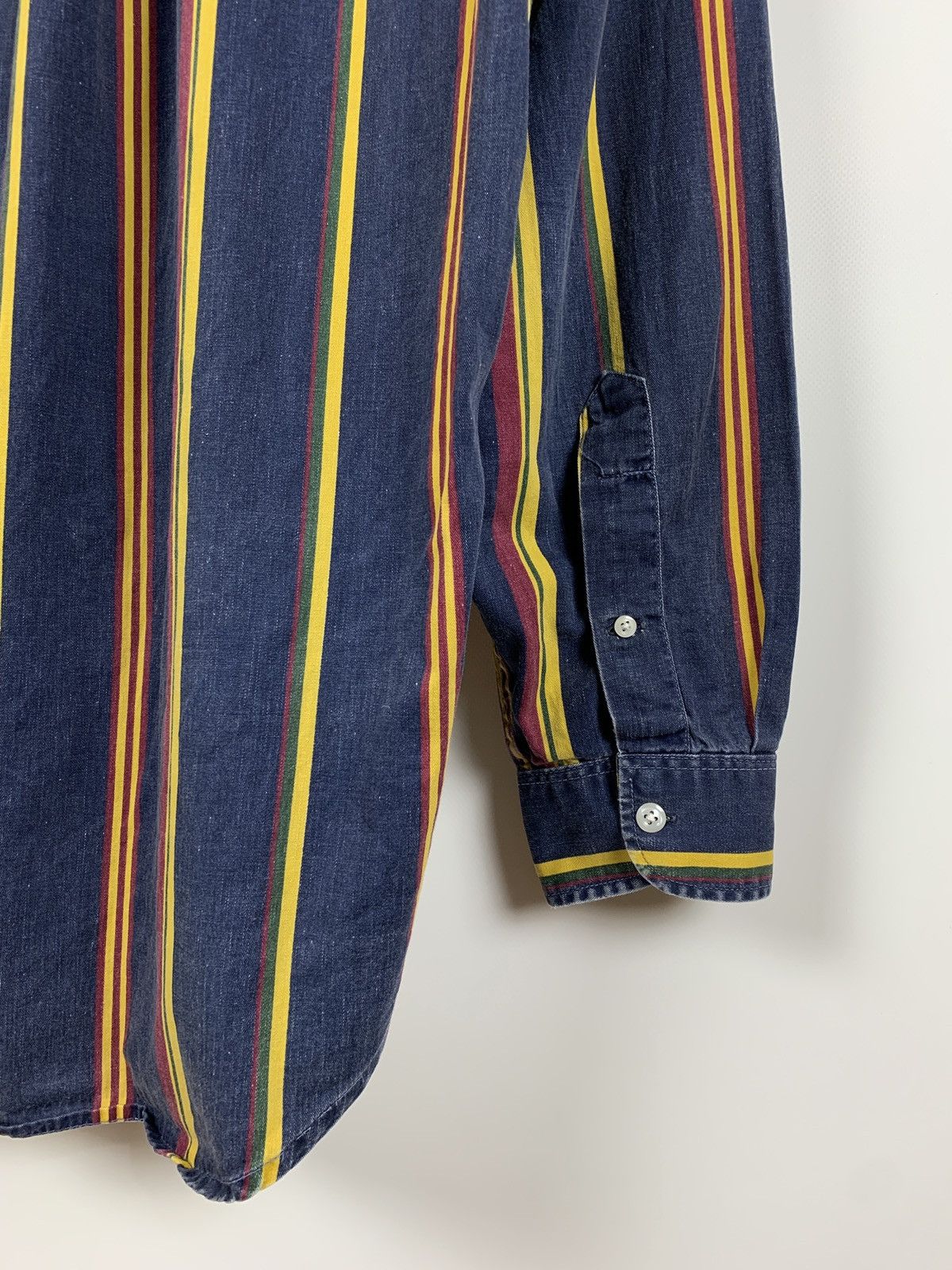 Polo Ralph Lauren Vintage Polo Ralph Lauren Made In USA Button Shirt Size US XL / EU 56 / 4 - 14 Thumbnail