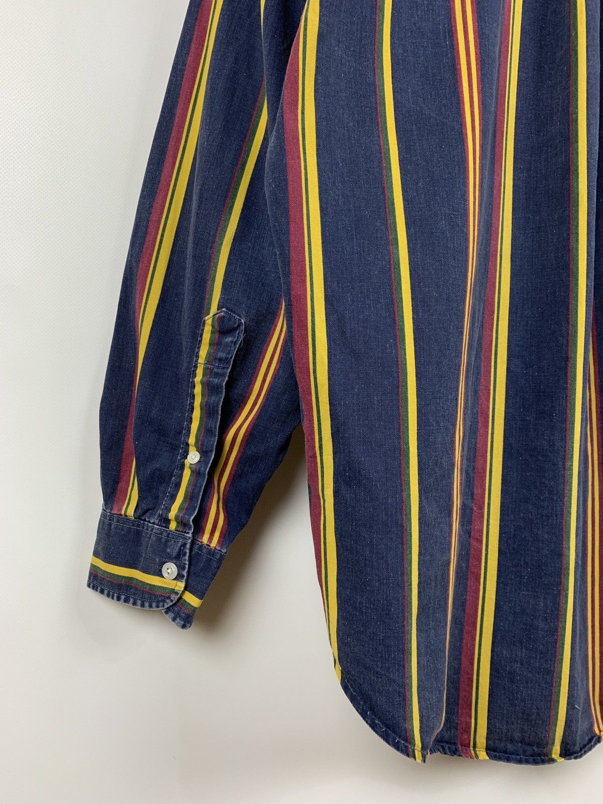Polo Ralph Lauren Vintage Polo Ralph Lauren Made In USA Button Shirt Size US XL / EU 56 / 4 - 13 Thumbnail