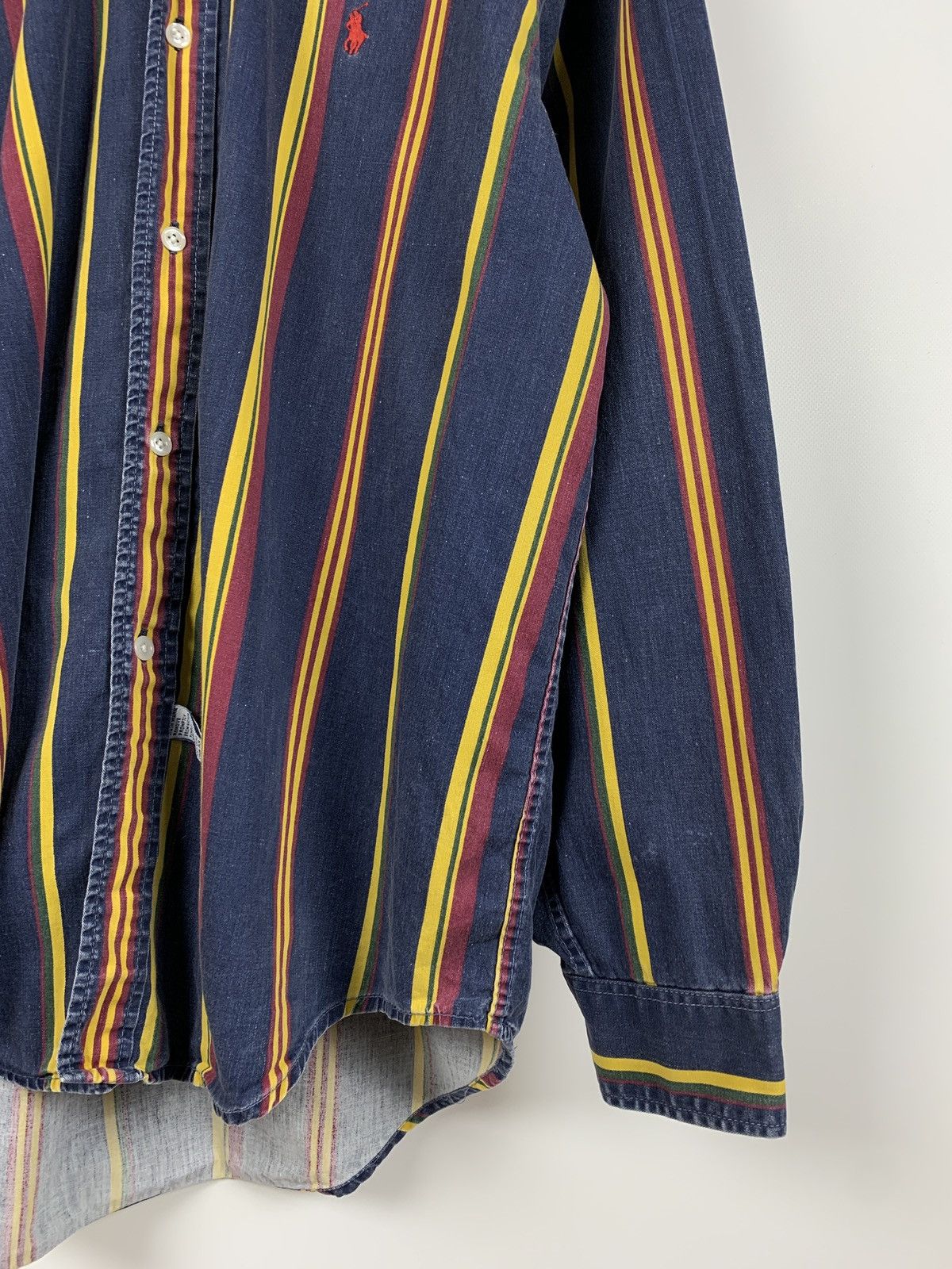 Polo Ralph Lauren Vintage Polo Ralph Lauren Made In USA Button Shirt Size US XL / EU 56 / 4 - 9 Thumbnail