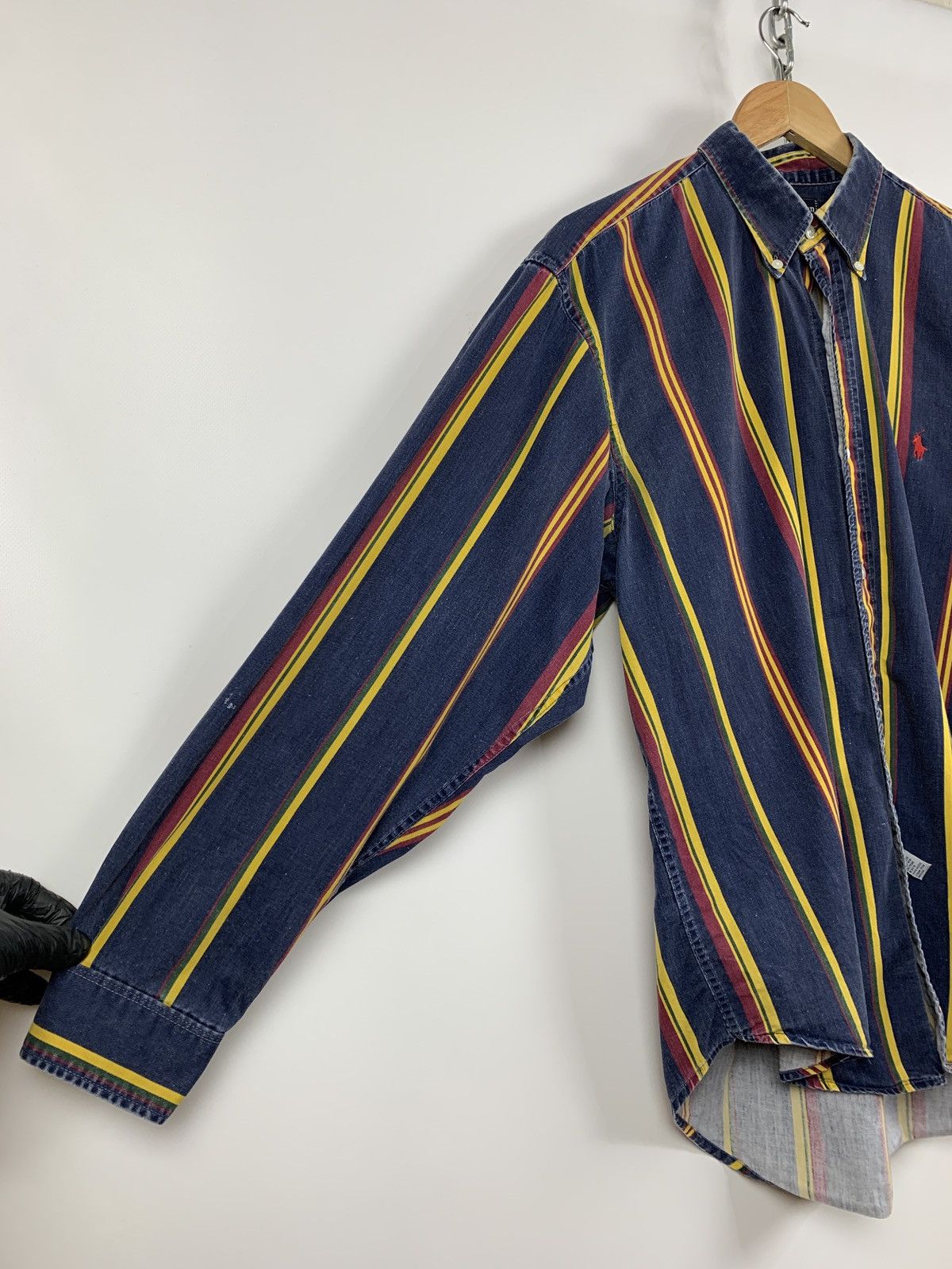 Polo Ralph Lauren Vintage Polo Ralph Lauren Made In USA Button Shirt Size US XL / EU 56 / 4 - 10 Thumbnail