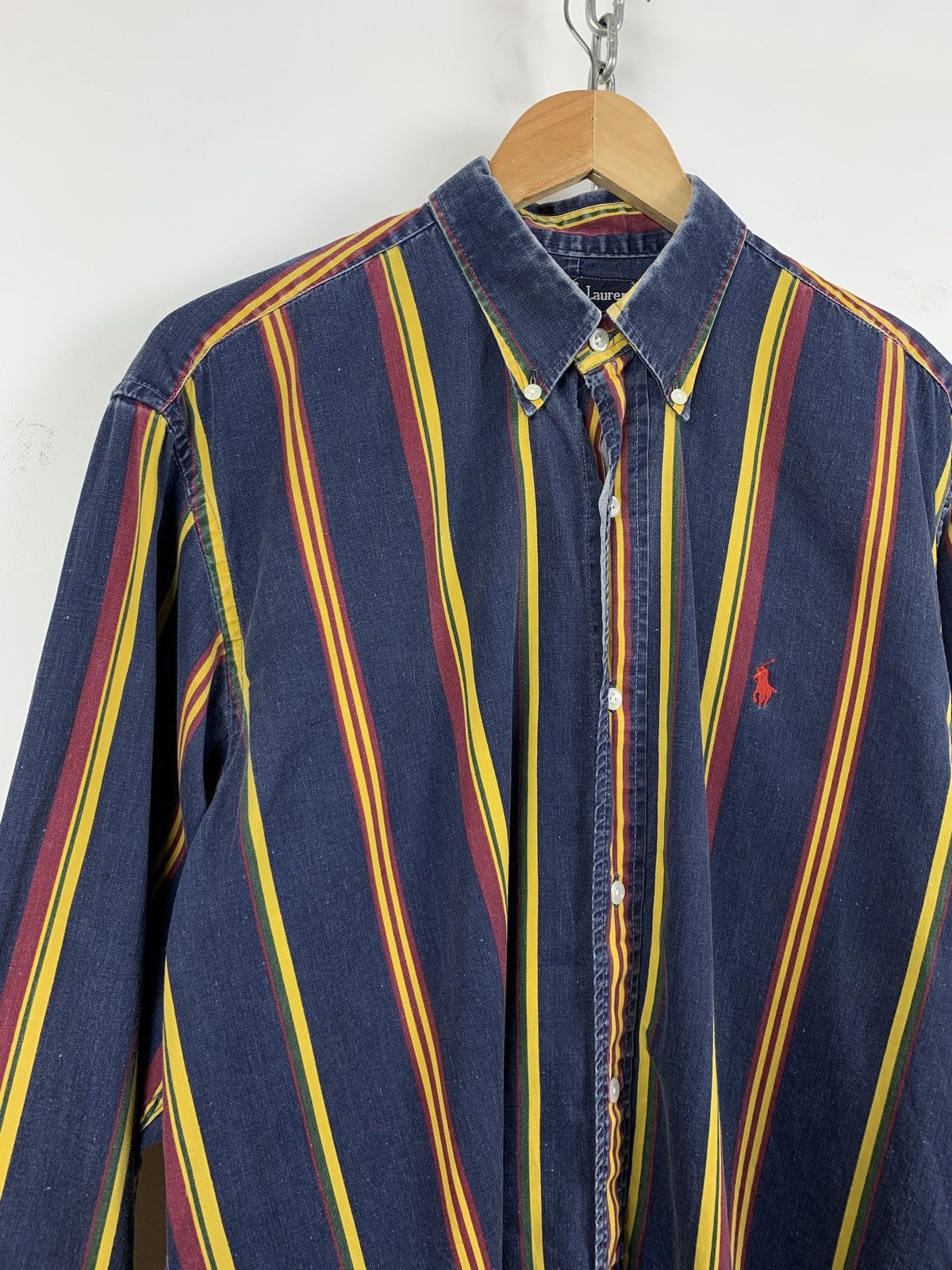 Polo Ralph Lauren Vintage Polo Ralph Lauren Made In USA Button Shirt Size US XL / EU 56 / 4 - 5 Thumbnail