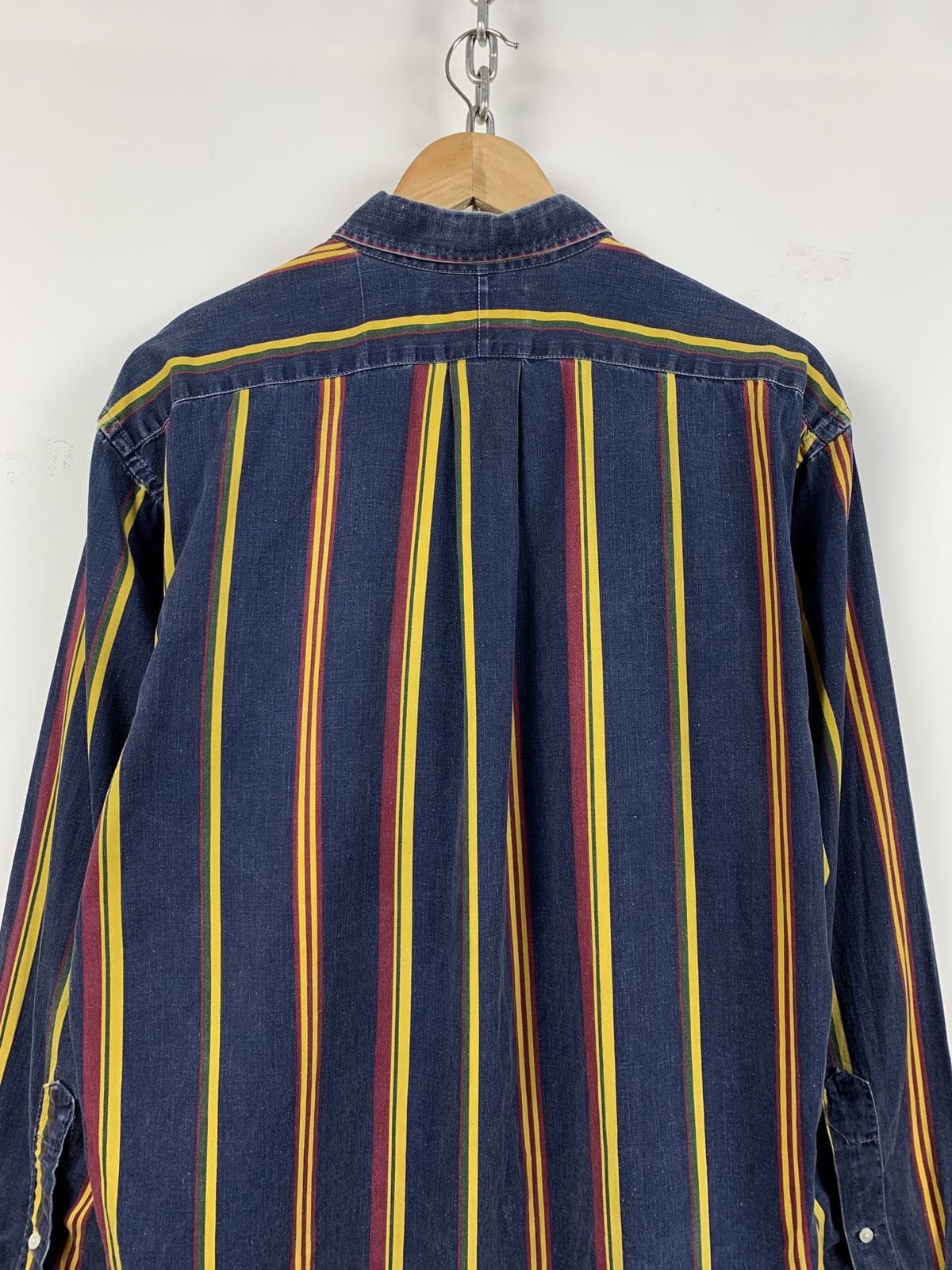Polo Ralph Lauren Vintage Polo Ralph Lauren Made In USA Button Shirt Size US XL / EU 56 / 4 - 11 Thumbnail