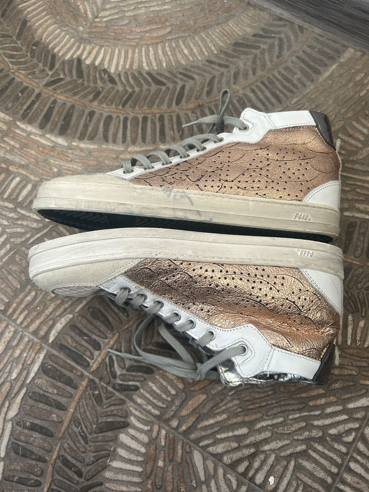 P448 P448 Snake leather sneakers #1390 Size US 8 / IT 38 - 6 Thumbnail