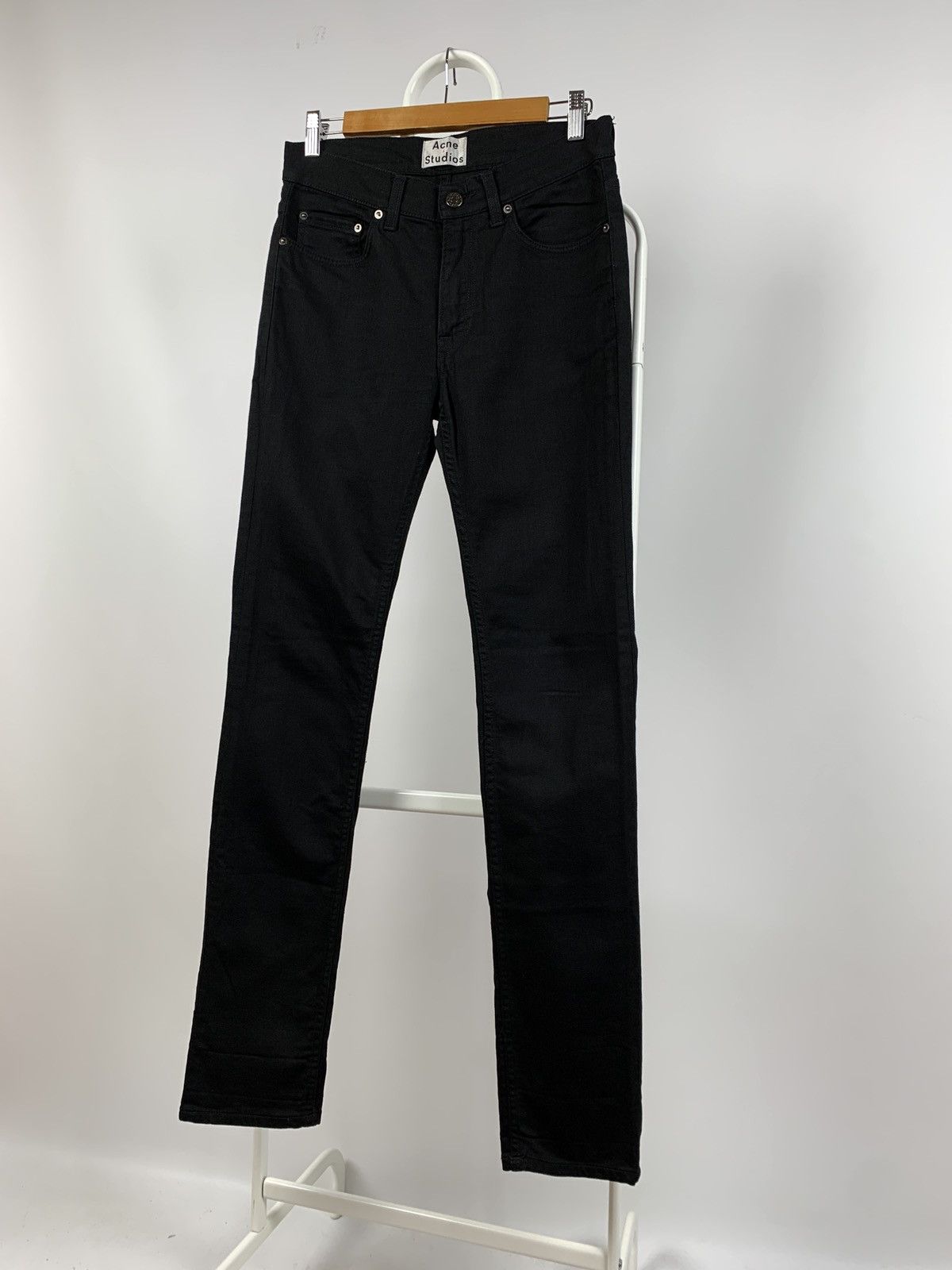 Acne Studios Acne Studios Ace Stay Cash Black Denim Jeans Size US 30 / EU 46 - 6 Thumbnail