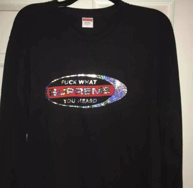 Supreme Fuck What You Heard Tee | Grailed