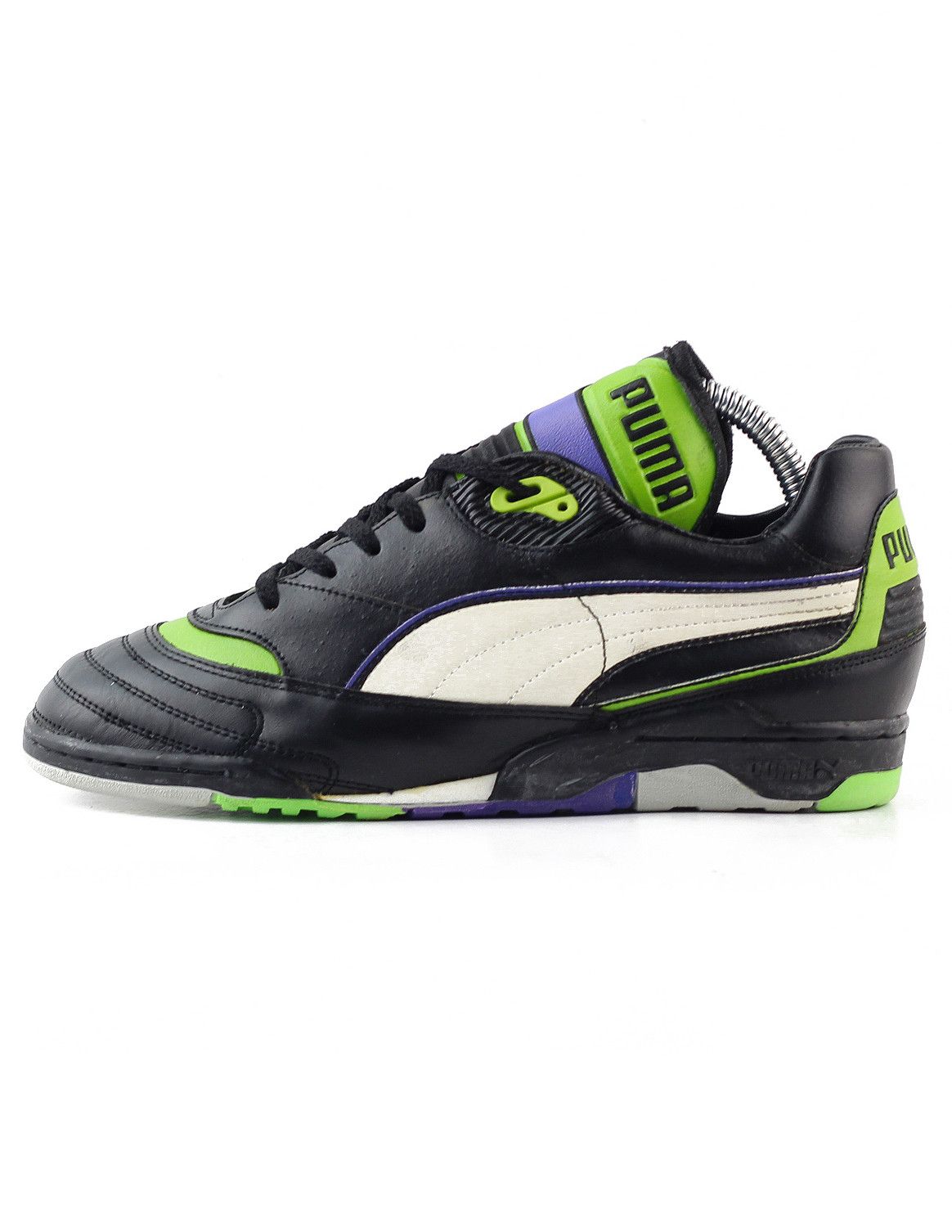 image of 80's Vintage Puma 10 Universal Diego Maradona Kicks Sneakers in Black, Men's (Size 5)