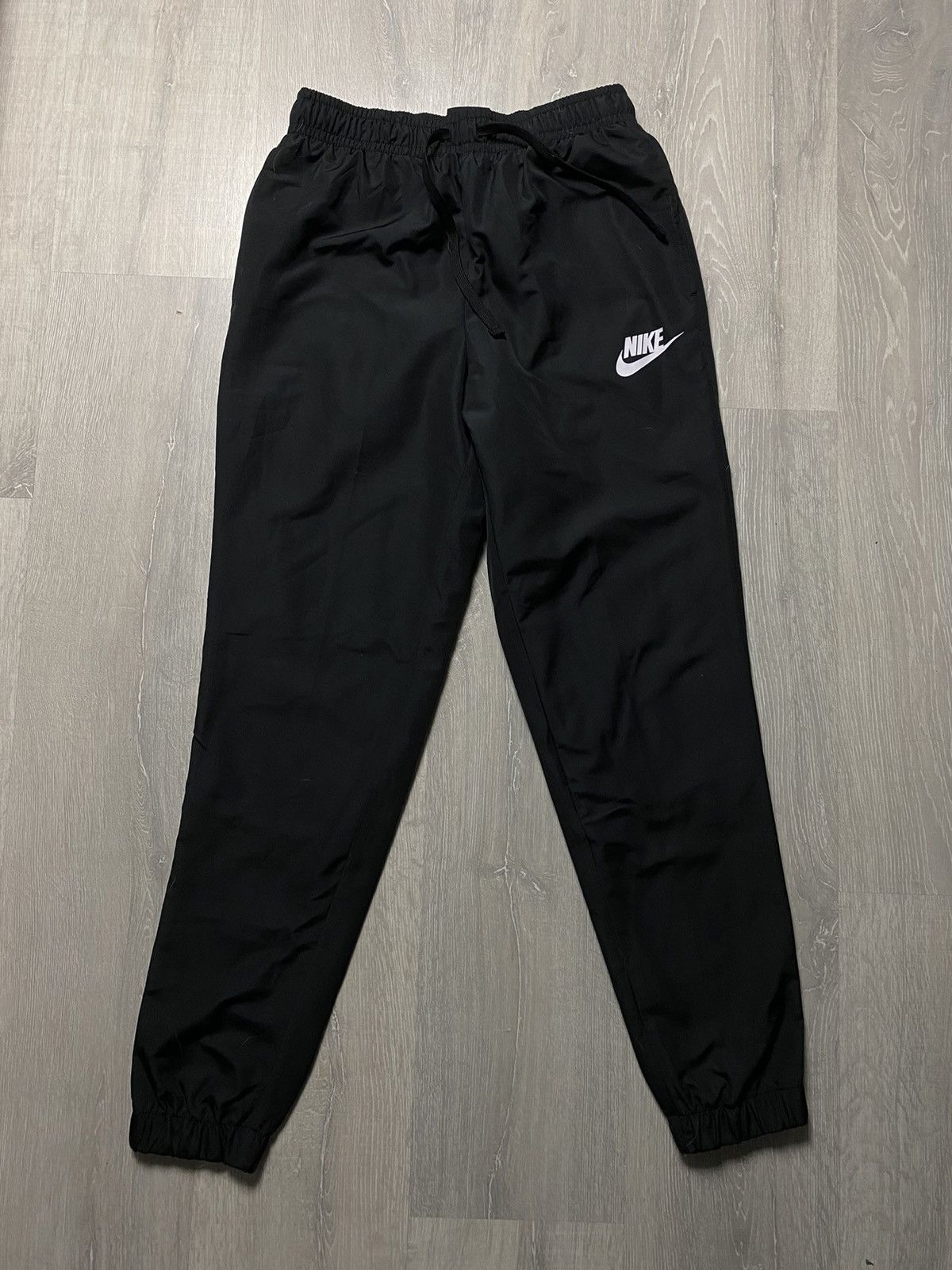 Nike Nike vintage black track pants small swoosh spell out Size US 28 / EU 44 - 1 Thumbnail