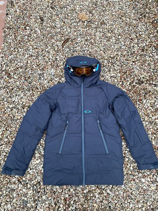 Vintage Vintage Oakley Down Puffer Jacket Blue 00s +ski mask