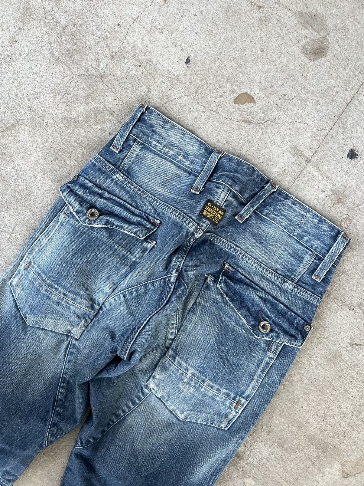 G-Star Vintage G-Star Raw Multi Pocket Jeans Size US 28 / EU 44 - 6 Thumbnail