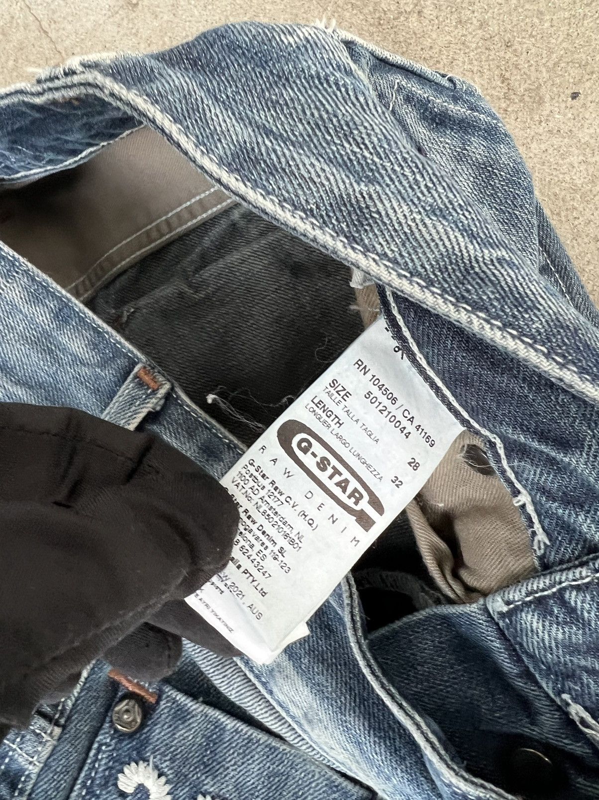 G-Star Vintage G-Star Raw Multi Pocket Jeans Size US 28 / EU 44 - 7 Thumbnail