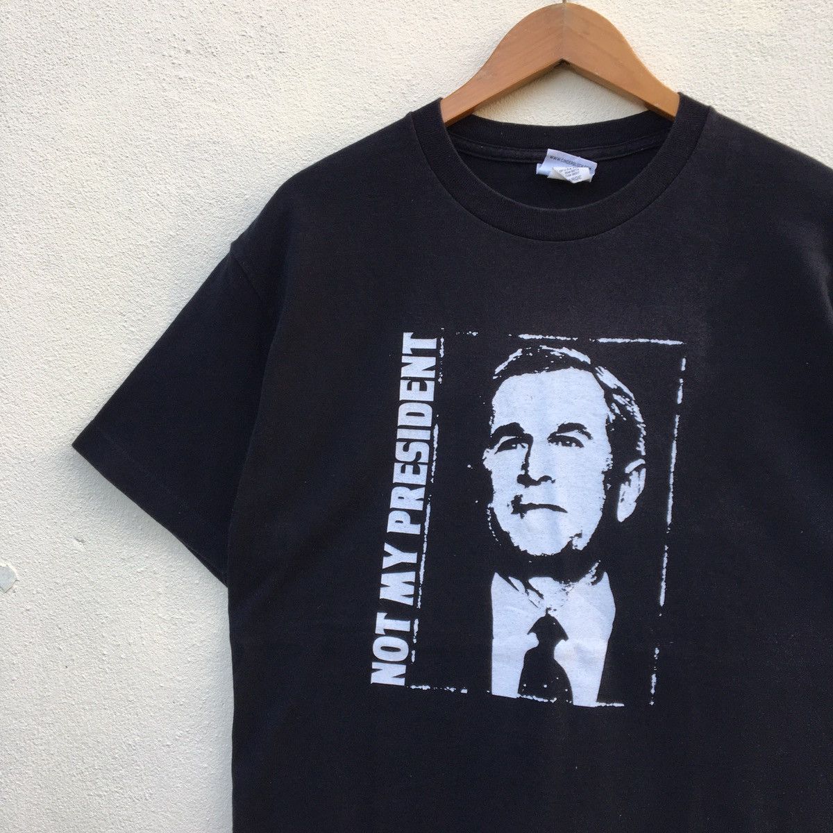 Band Tees × Vintage Vintage NOFX NOT MY PRESIDENT HARDCORE PUNK BAND T-shirt Size US L / EU 52-54 / 3 - 4 Thumbnail