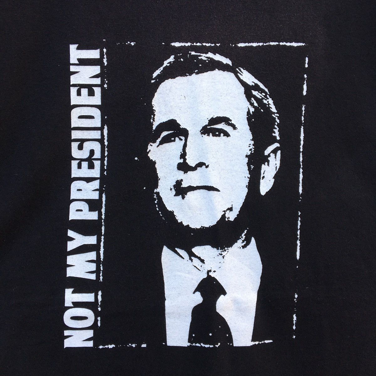 Band Tees × Vintage Vintage NOFX NOT MY PRESIDENT HARDCORE PUNK BAND T-shirt Size US L / EU 52-54 / 3 - 5 Thumbnail