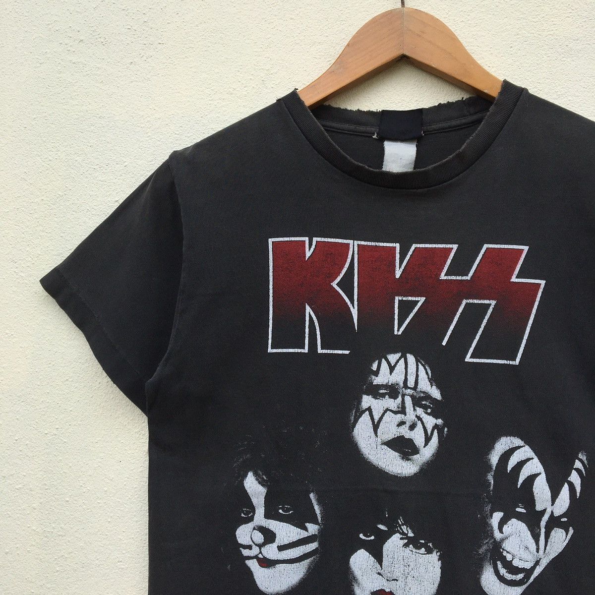 Band Tees × Vintage Vintage Distressed KISS ALIVE WORLDWIDE BAND T-Shirt Size US S / EU 44-46 / 1 - 5 Thumbnail