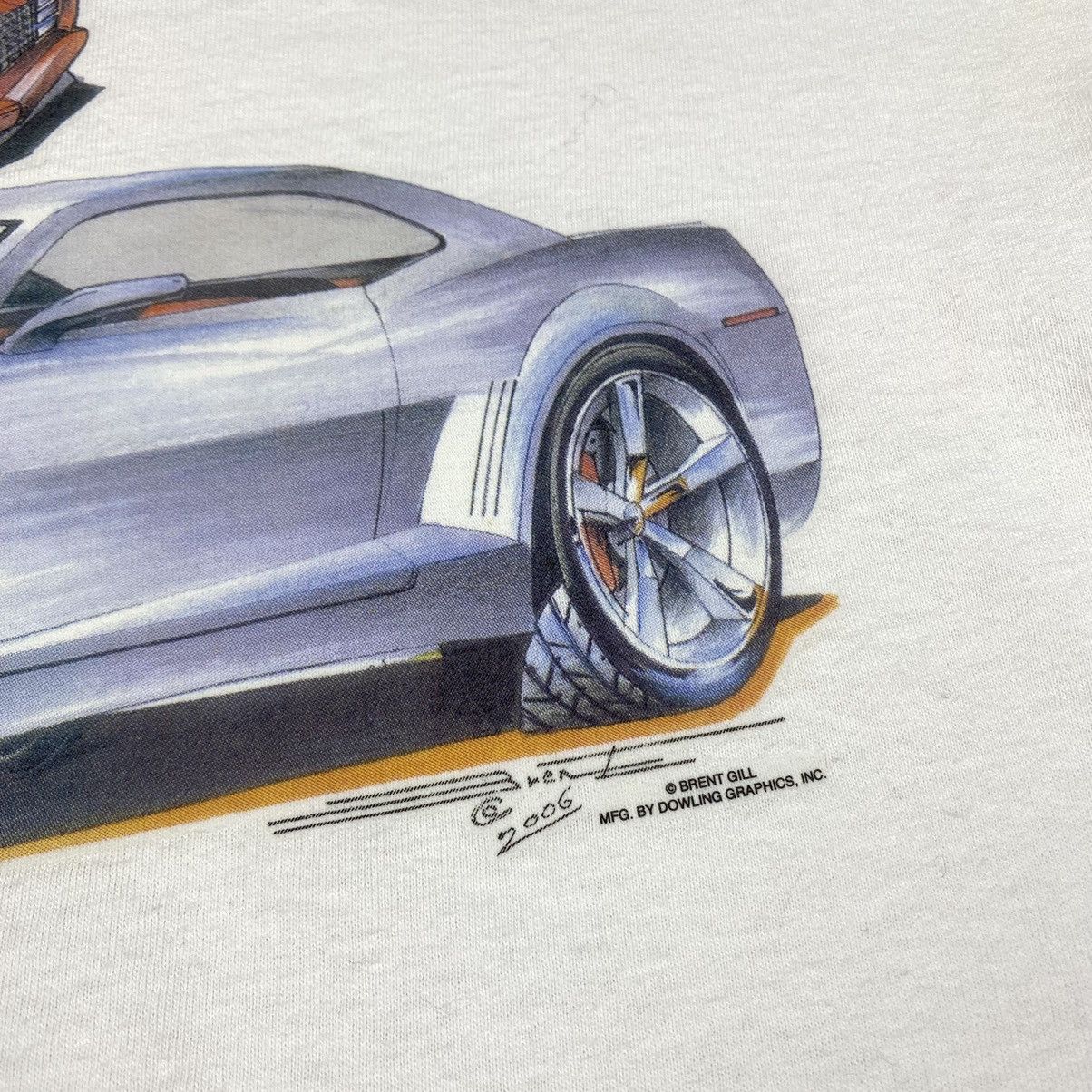 NASCAR 00’s Anvil Vintage American Muscle Cars T Shirt Chevrolet Size US L / EU 52-54 / 3 - 7 Thumbnail
