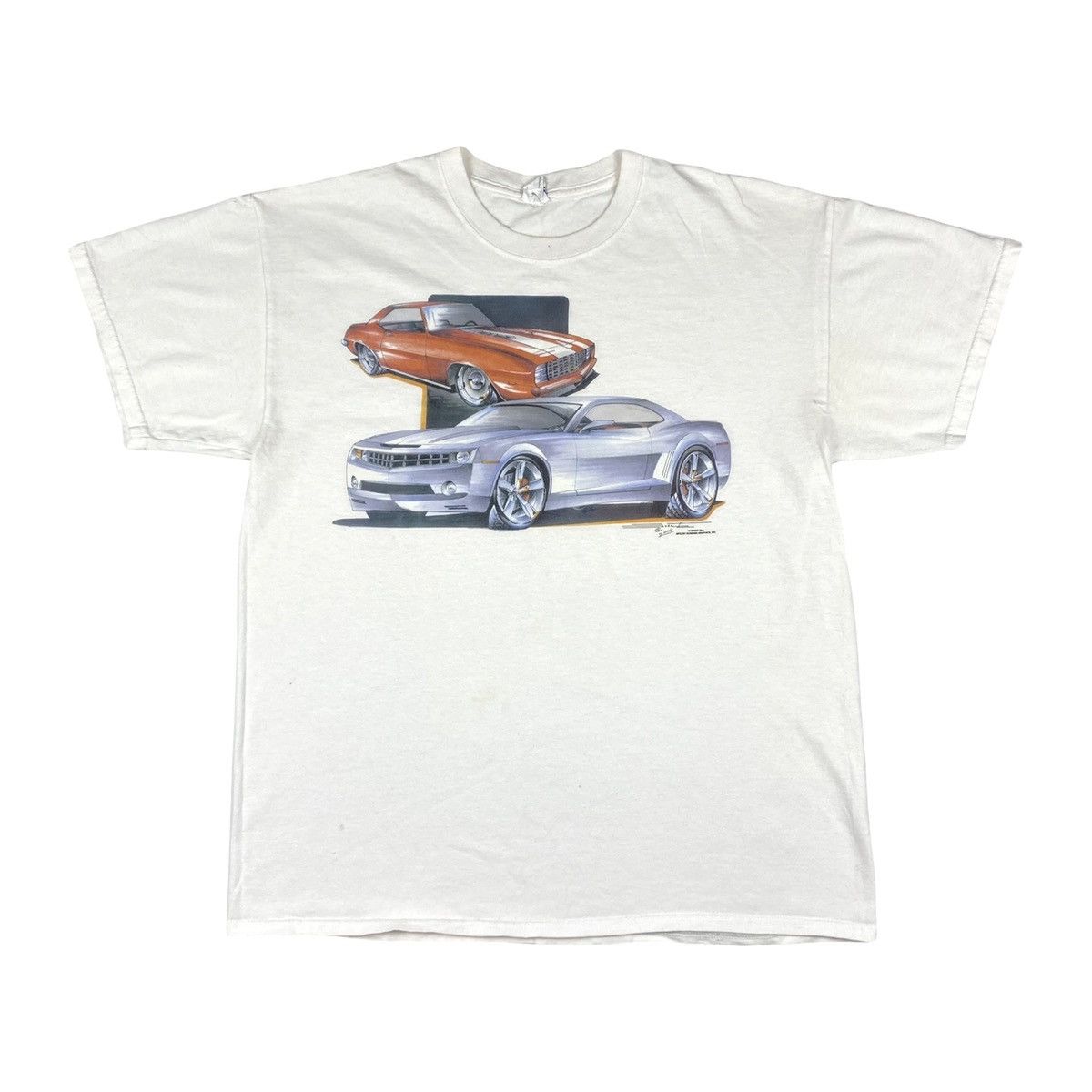 NASCAR 00’s Anvil Vintage American Muscle Cars T Shirt Chevrolet Size US L / EU 52-54 / 3 - 1 Thumbnail