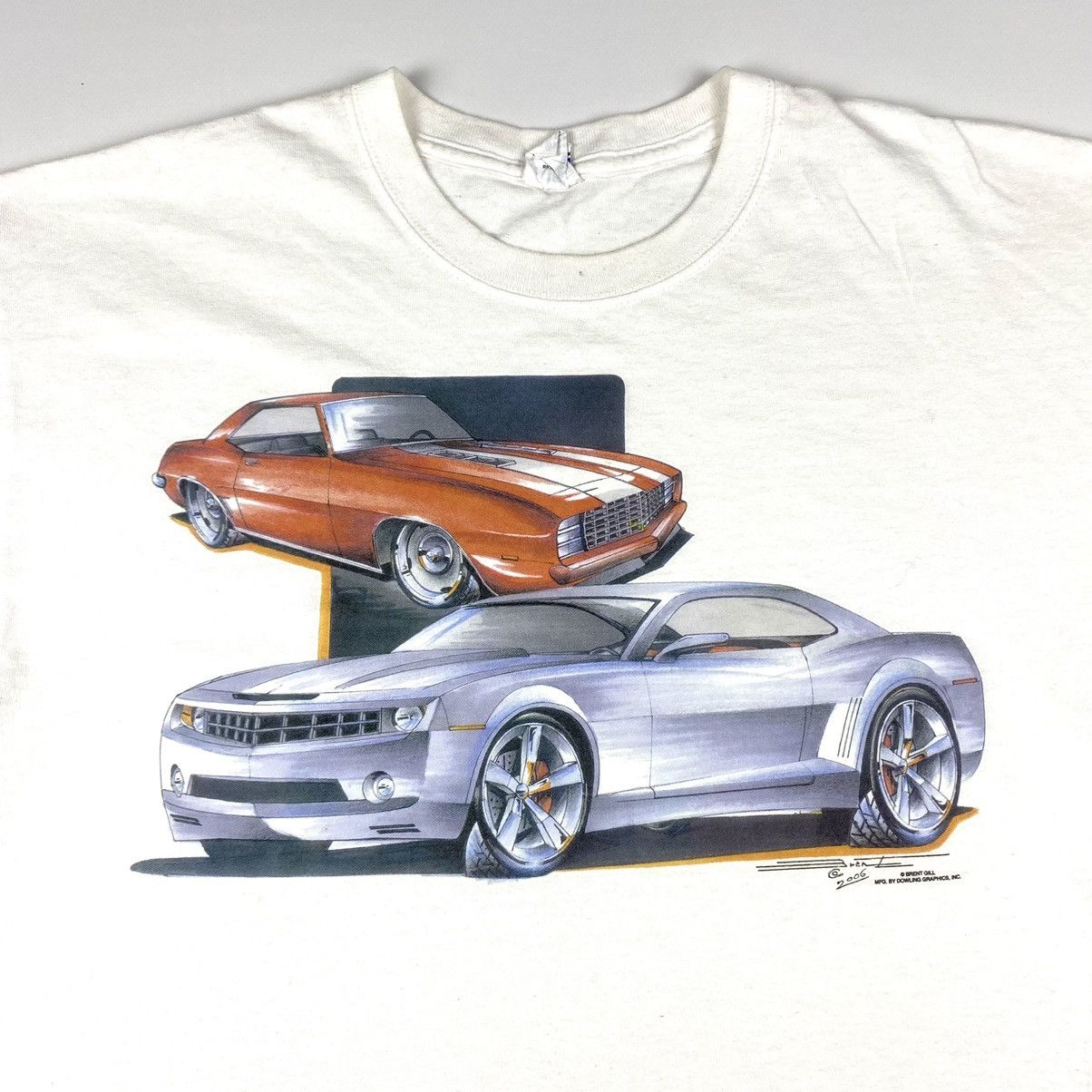 NASCAR 00’s Anvil Vintage American Muscle Cars T Shirt Chevrolet Size US L / EU 52-54 / 3 - 2 Thumbnail