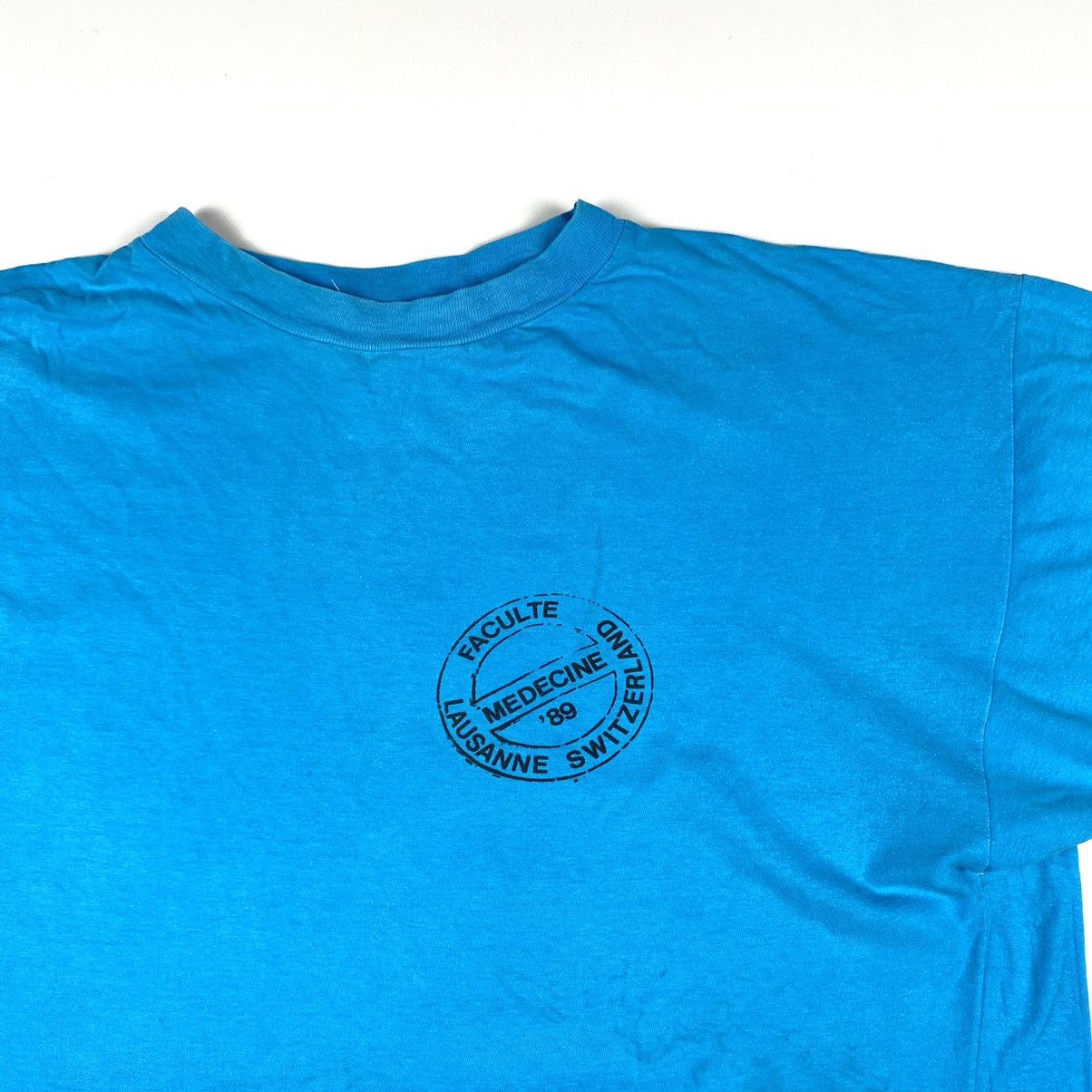Vintage 80’s Vintage Faculte Medecine Art T Shirt Y2K Size US XL / EU 56 / 4 - 4 Thumbnail