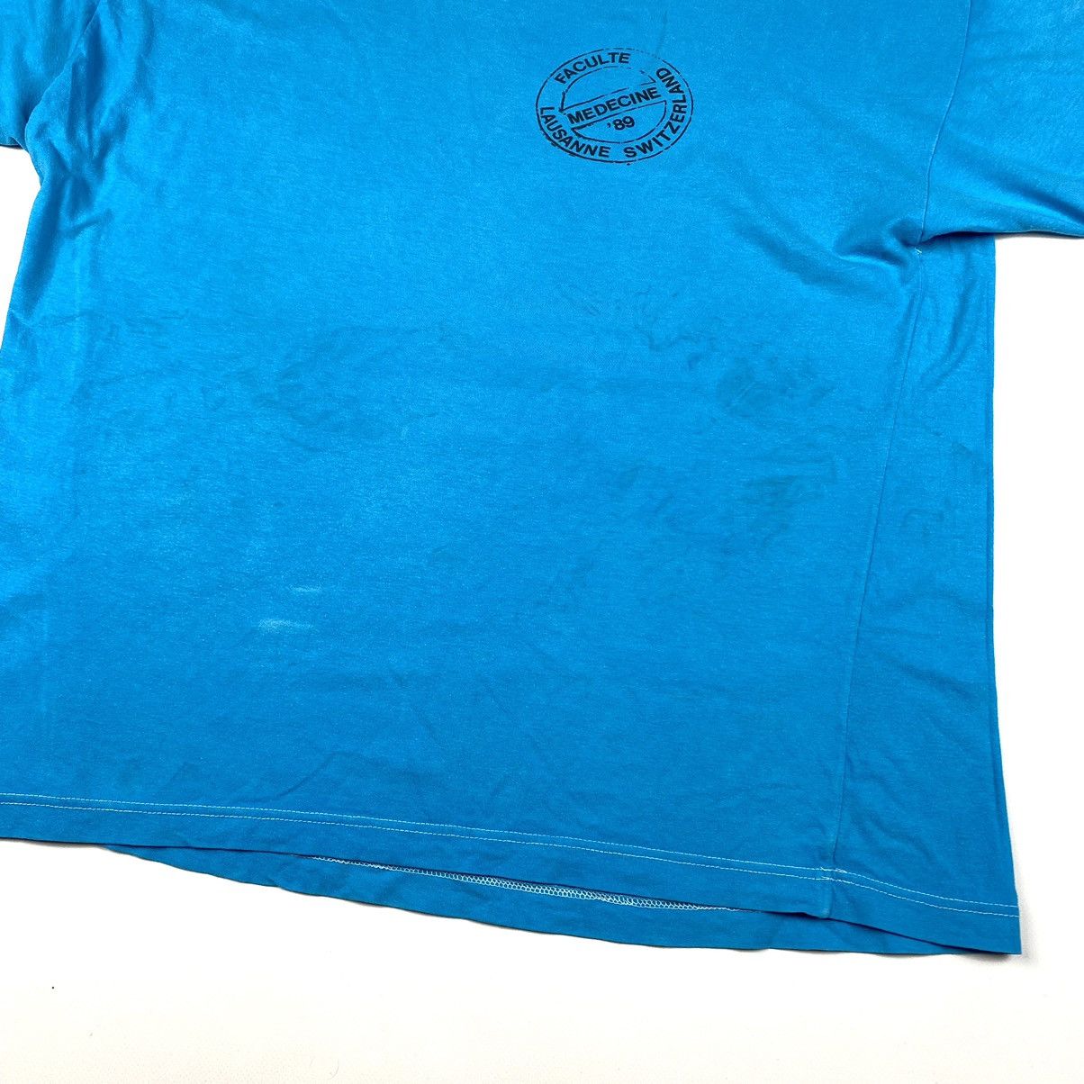 Vintage 80’s Vintage Faculte Medecine Art T Shirt Y2K Size US XL / EU 56 / 4 - 3 Thumbnail