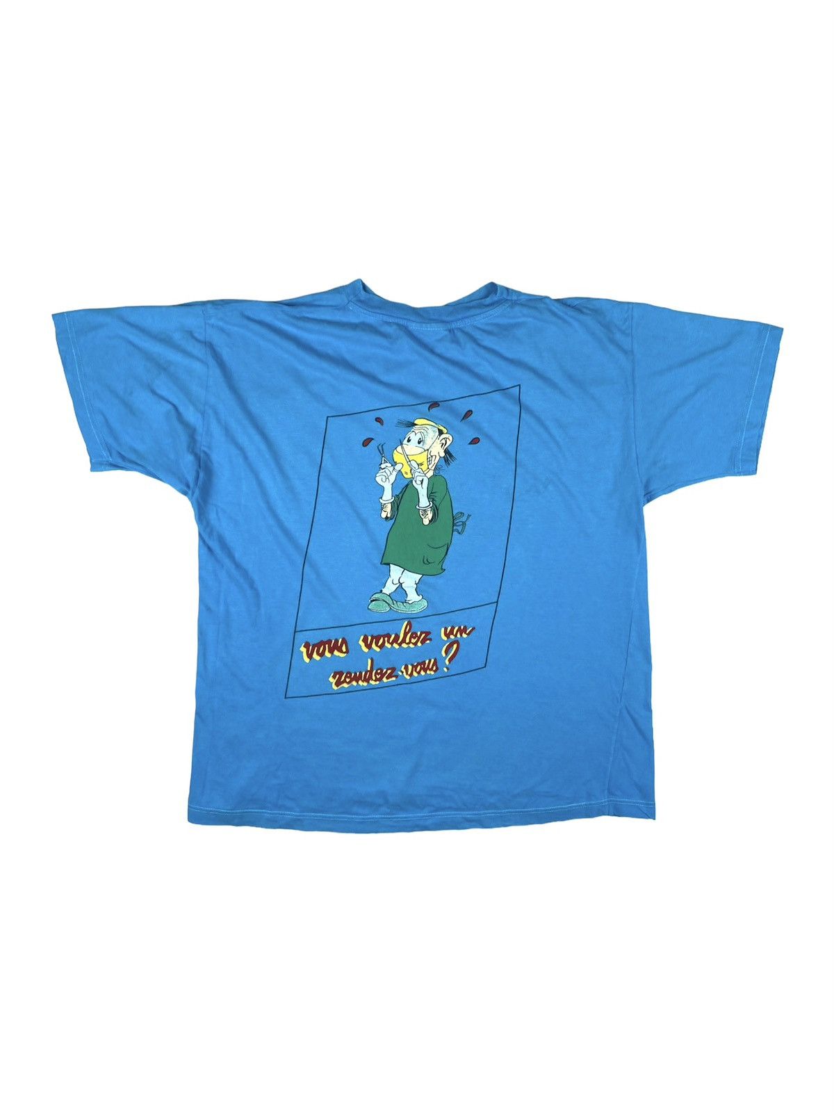 Vintage 80’s Vintage Faculte Medecine Art T Shirt Y2K Size US XL / EU 56 / 4 - 1 Thumbnail