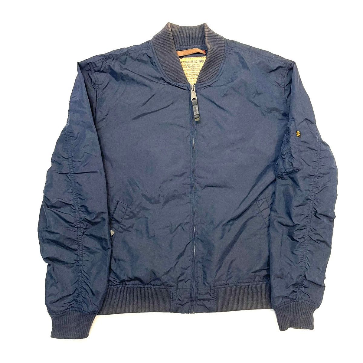 Alpha Industries MA-1 navy bomber jacket retro y2k
