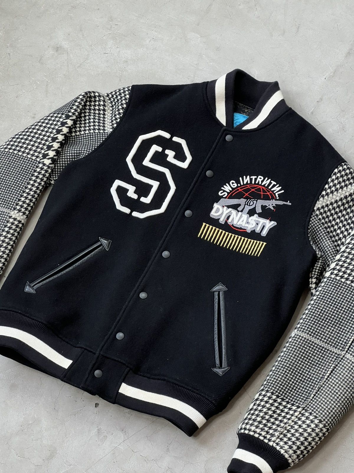Swagger $wagger Japan Bullet Embroidery Varsity Jacket Size US M / EU 48-50 / 2 - 3 Thumbnail