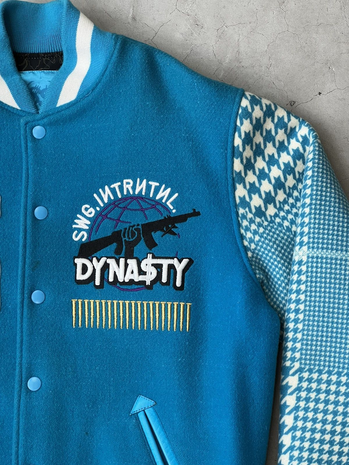Swagger $wagger Japan Bullet Embroidery Varsity Jacket Size US M / EU 48-50 / 2 - 5 Thumbnail