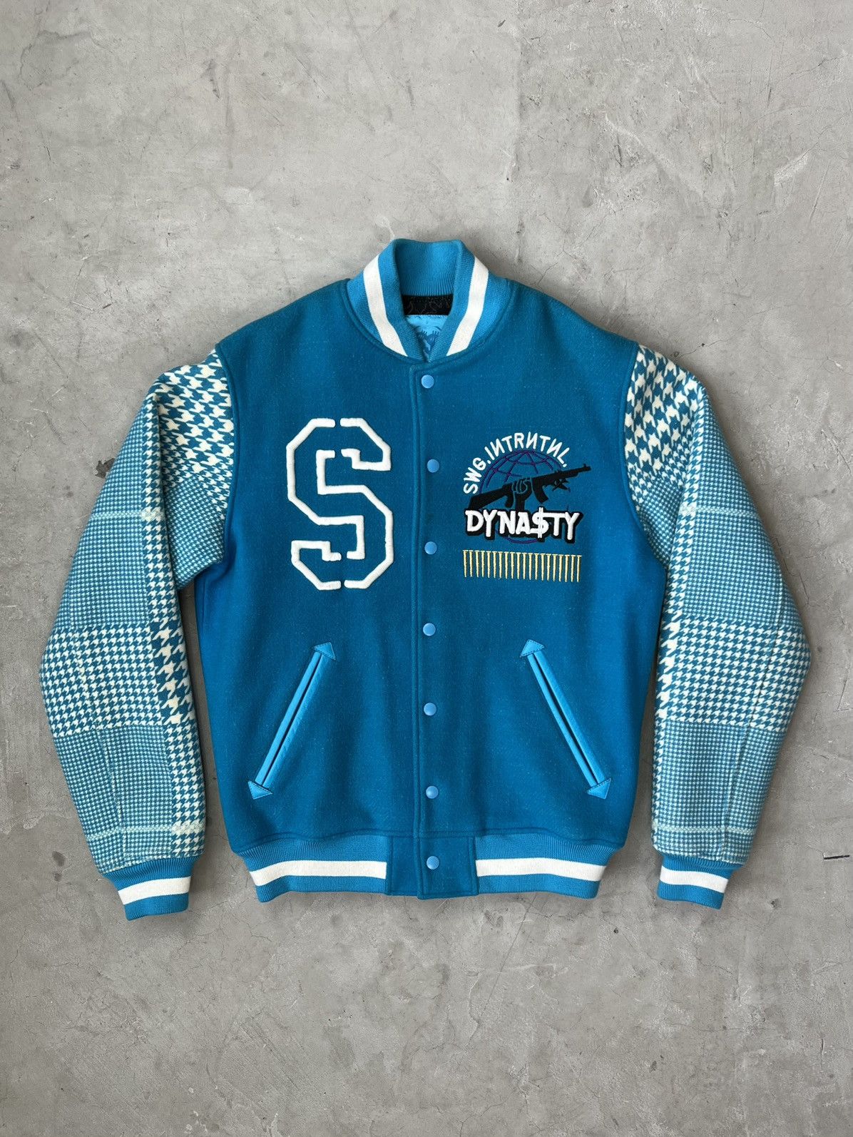 Swagger wagger Japan Bullet Embroidery Varsity Jacket Grailed