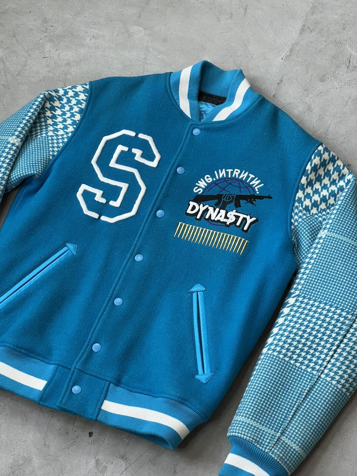 Swagger $wagger Japan Bullet Embroidery Varsity Jacket Size US M / EU 48-50 / 2 - 3 Thumbnail