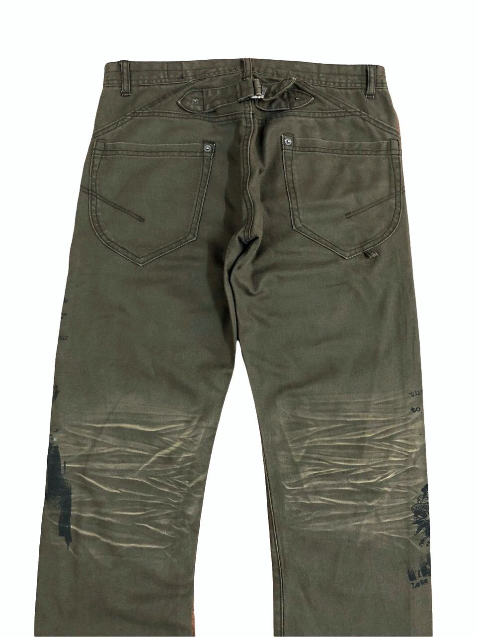 Hysteric Glamour × Japanese Brand Semantic Design Seditionaries Print Buckle Back Jeans Size US 30 / EU 46 - 4 Thumbnail