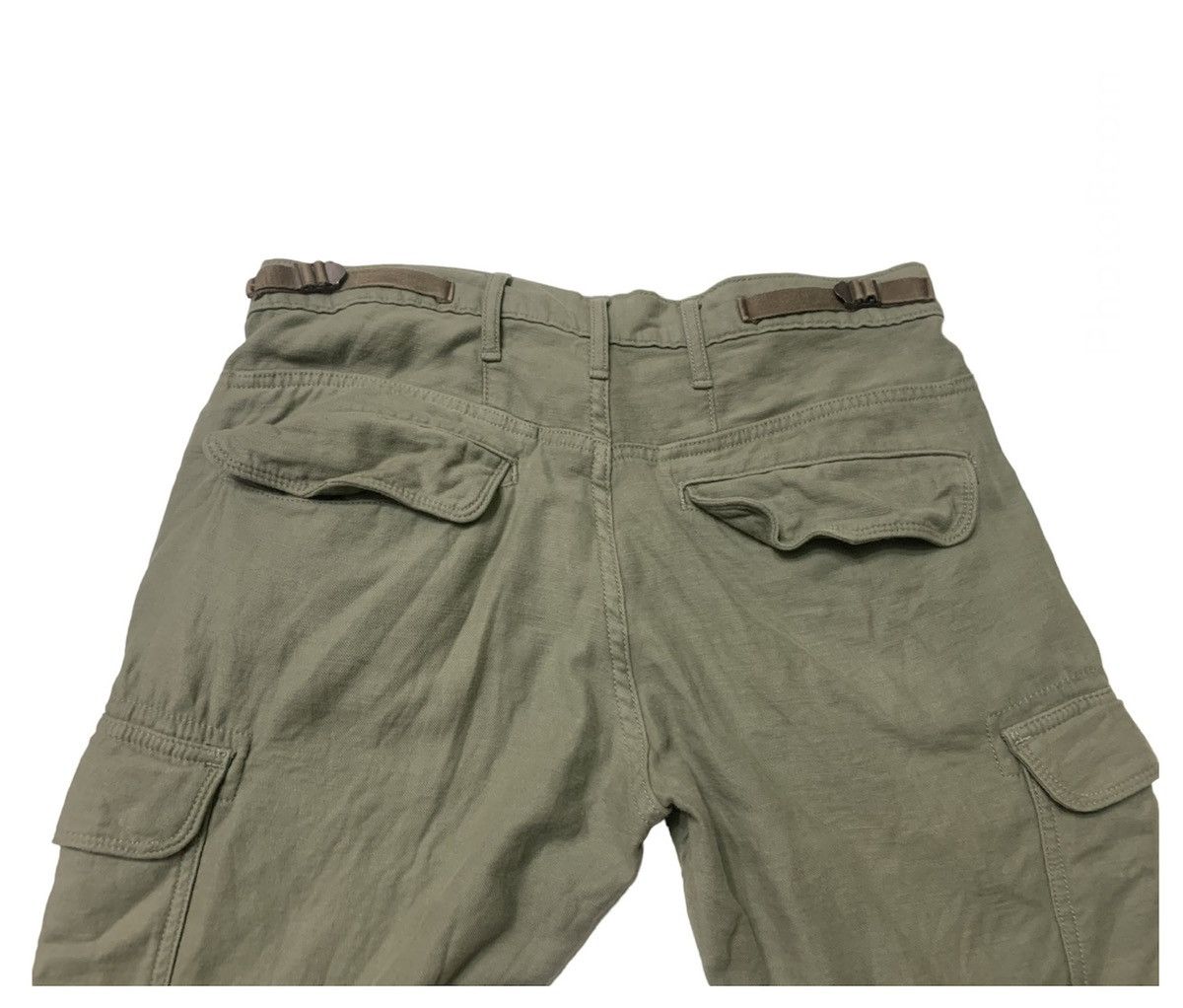 Big John × Japanese Brand Vintage Big John Green Army Cargo Pants Size US 32 / EU 48 - 6 Thumbnail