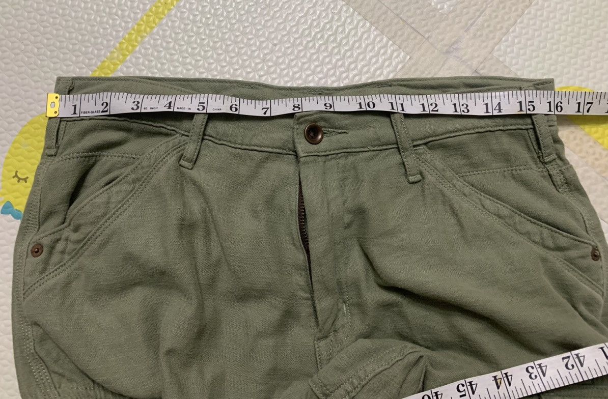 Big John × Japanese Brand Vintage Big John Green Army Cargo Pants Size US 32 / EU 48 - 14 Thumbnail