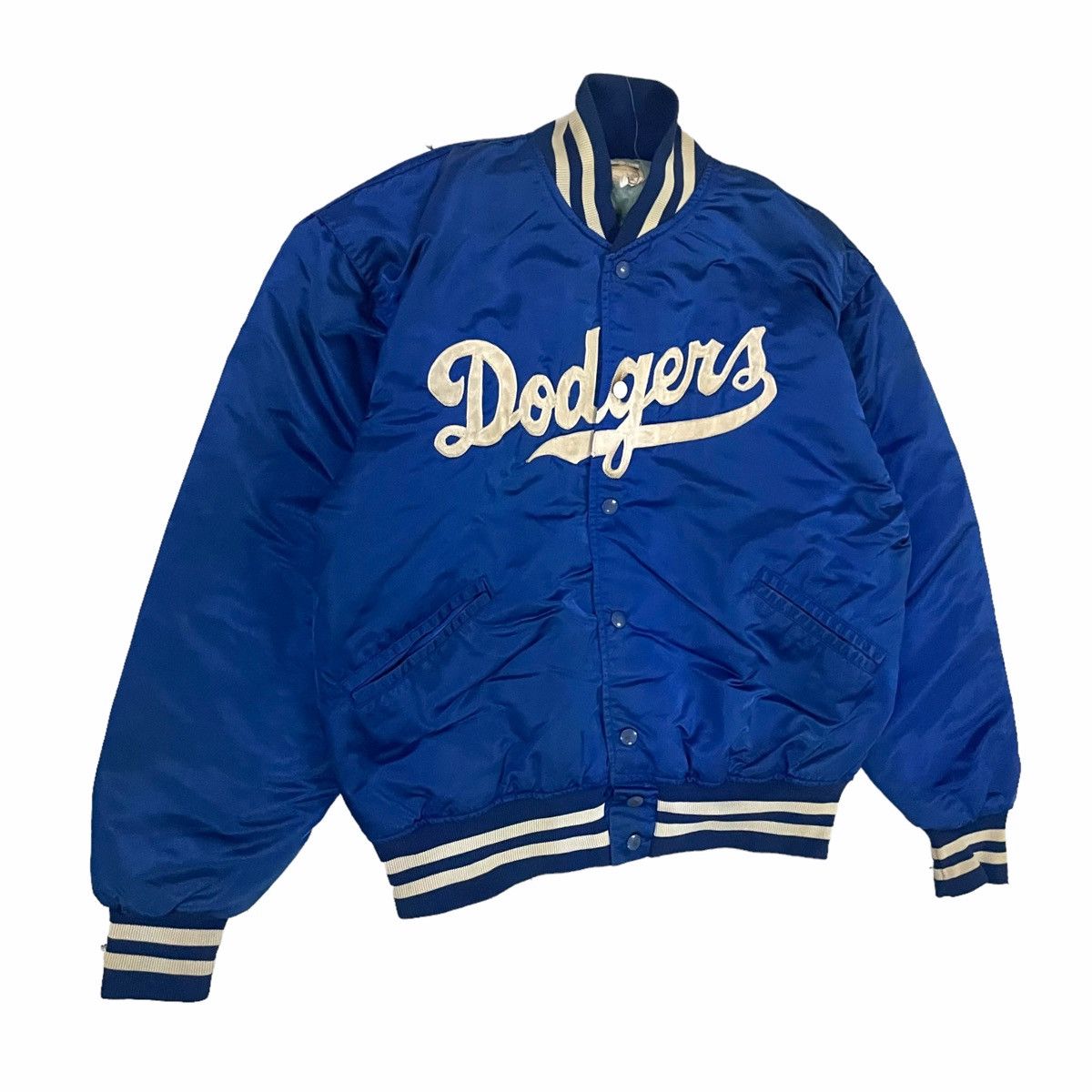 MLB 💥80’s MLB LA DODGERS BASEBALL SATIN VARSITY JACKET Size US M / EU 48-50 / 2 - 2 Thumbnail