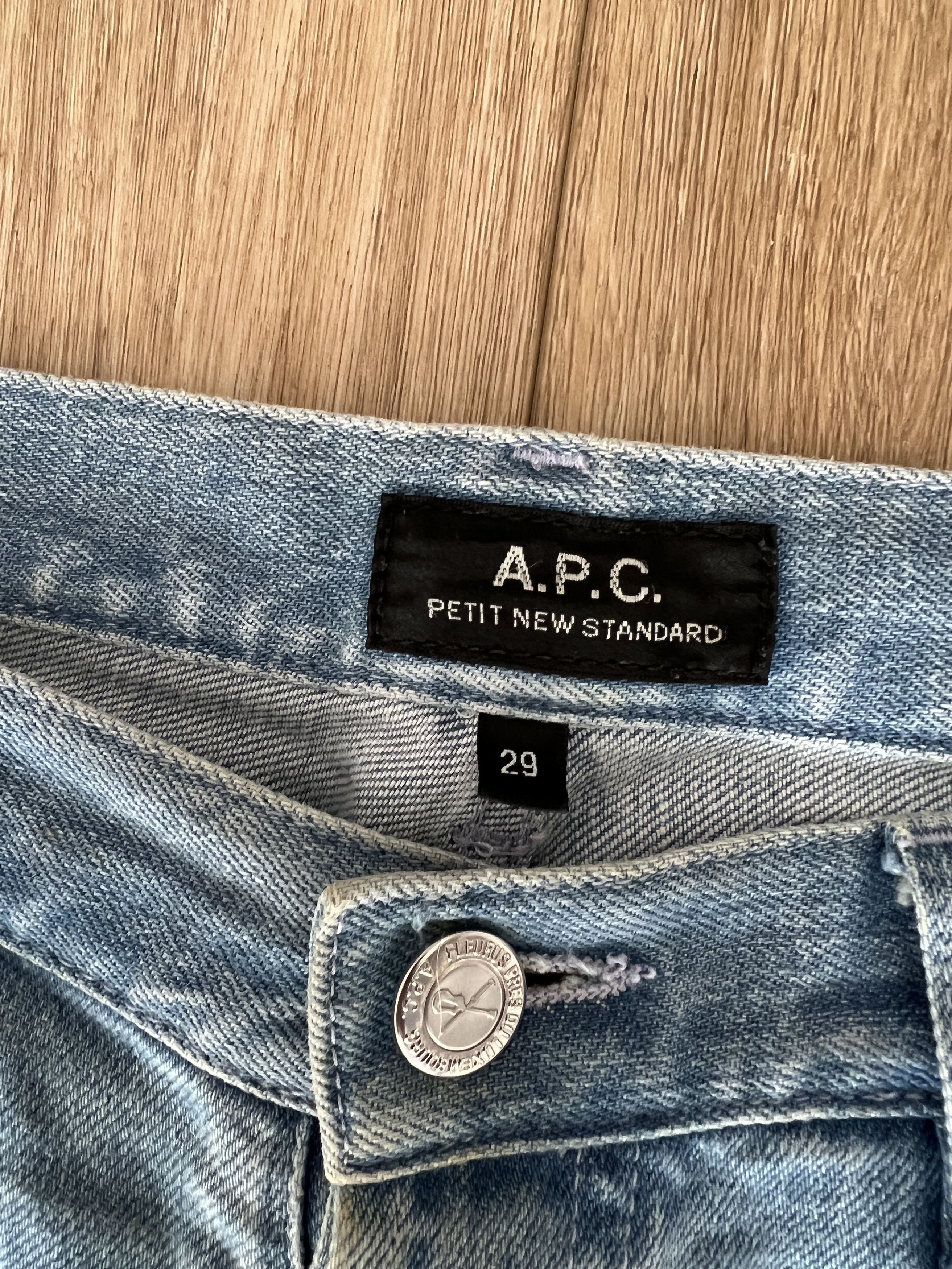 A.P.C. APC Petit New Standard Light Blue Jean Size US 29 - 3 Thumbnail