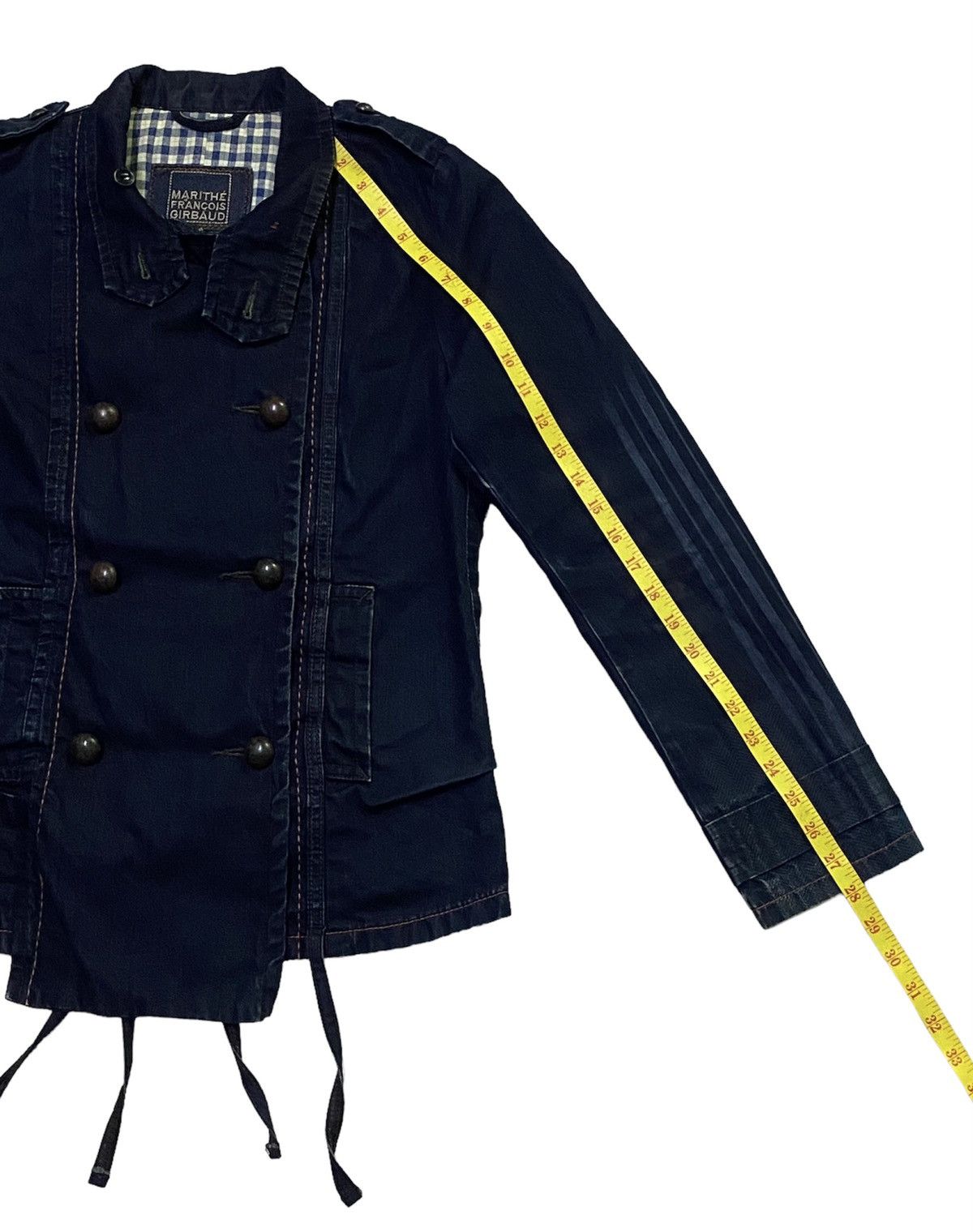 Marithe + Francois Girbaud Marithe Francois Girbaud Denim Jacket Size M / US 6-8 / IT 42-44 - 8 Thumbnail