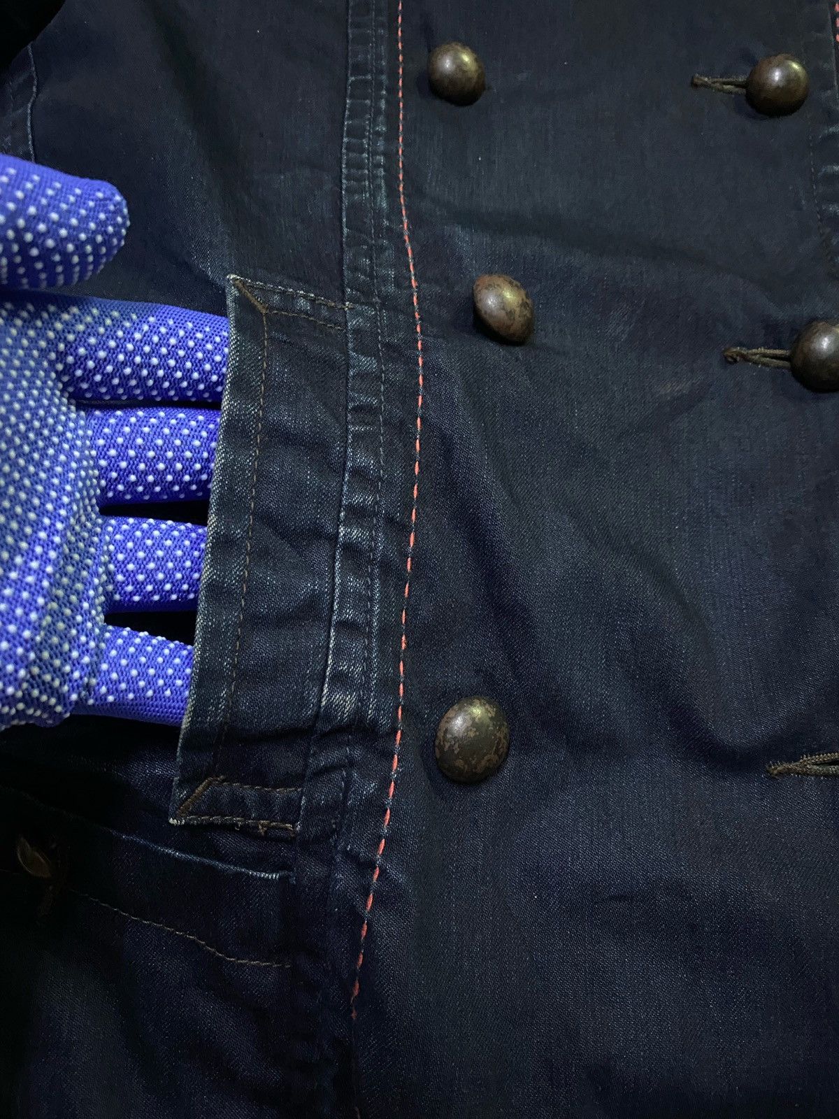 Marithe + Francois Girbaud Marithe Francois Girbaud Denim Jacket Size M / US 6-8 / IT 42-44 - 13 Thumbnail