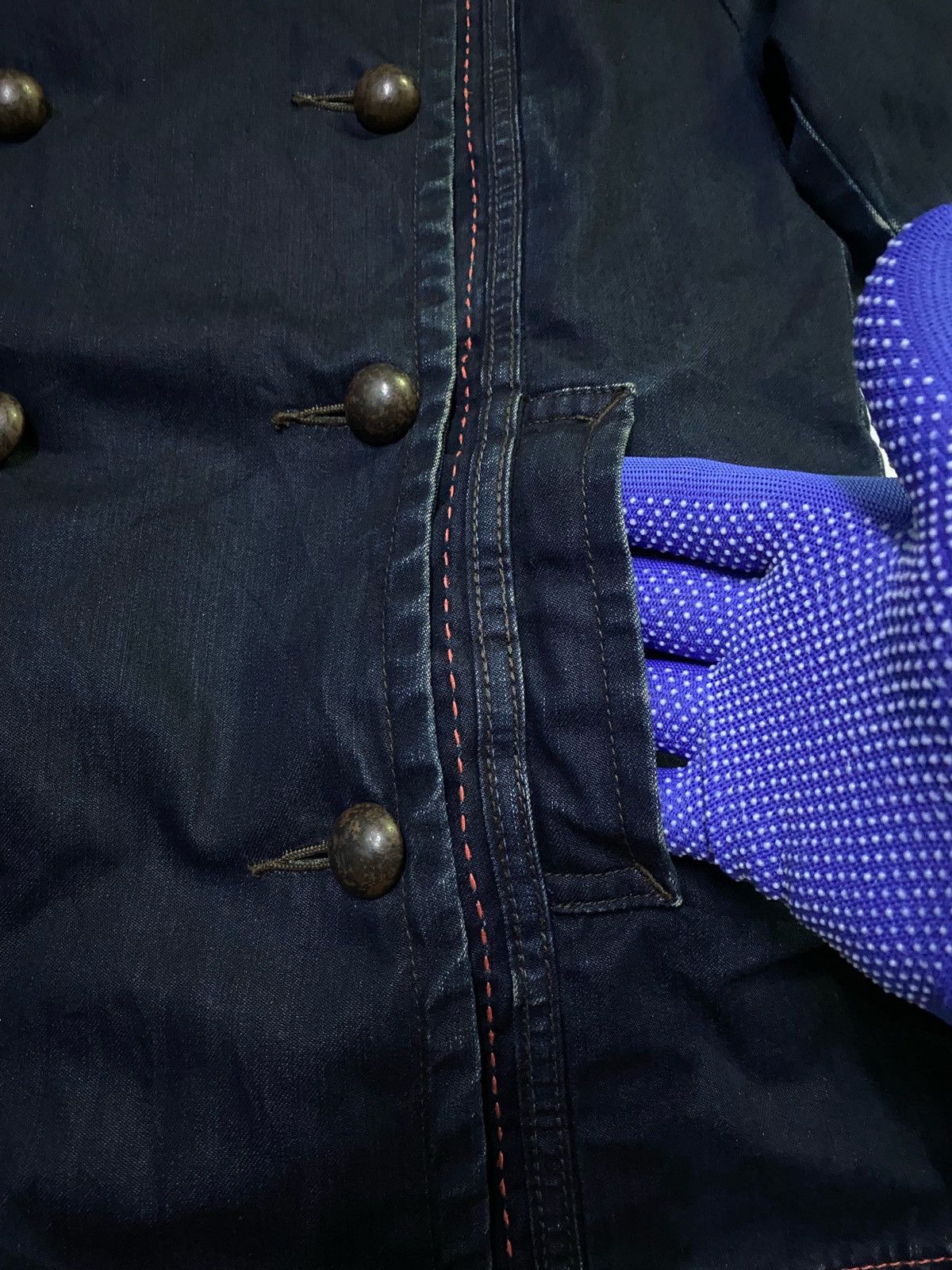 Marithe + Francois Girbaud Marithe Francois Girbaud Denim Jacket Size M / US 6-8 / IT 42-44 - 14 Thumbnail
